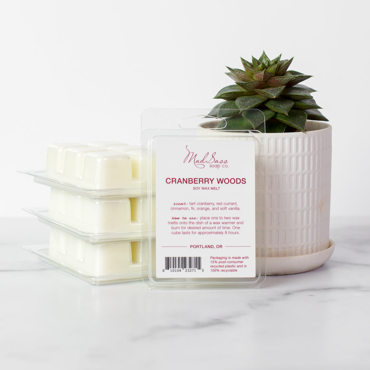 Cranberry Forest Soy Wax Melts | Holiday Edition Clamshells
