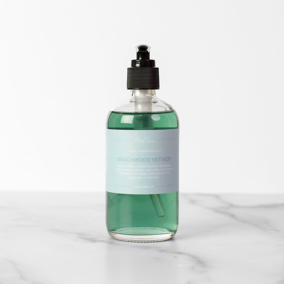 Beachwood Vetiver Liquid Hand Wash Mad Sass Soap Co
