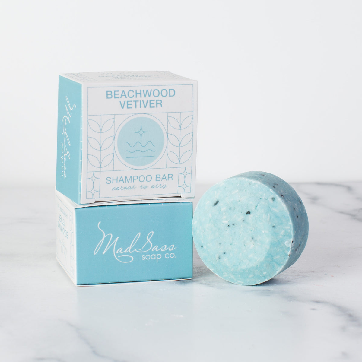 Beachwood Vetiver Shampoo Bar Mad Sass Soap Co