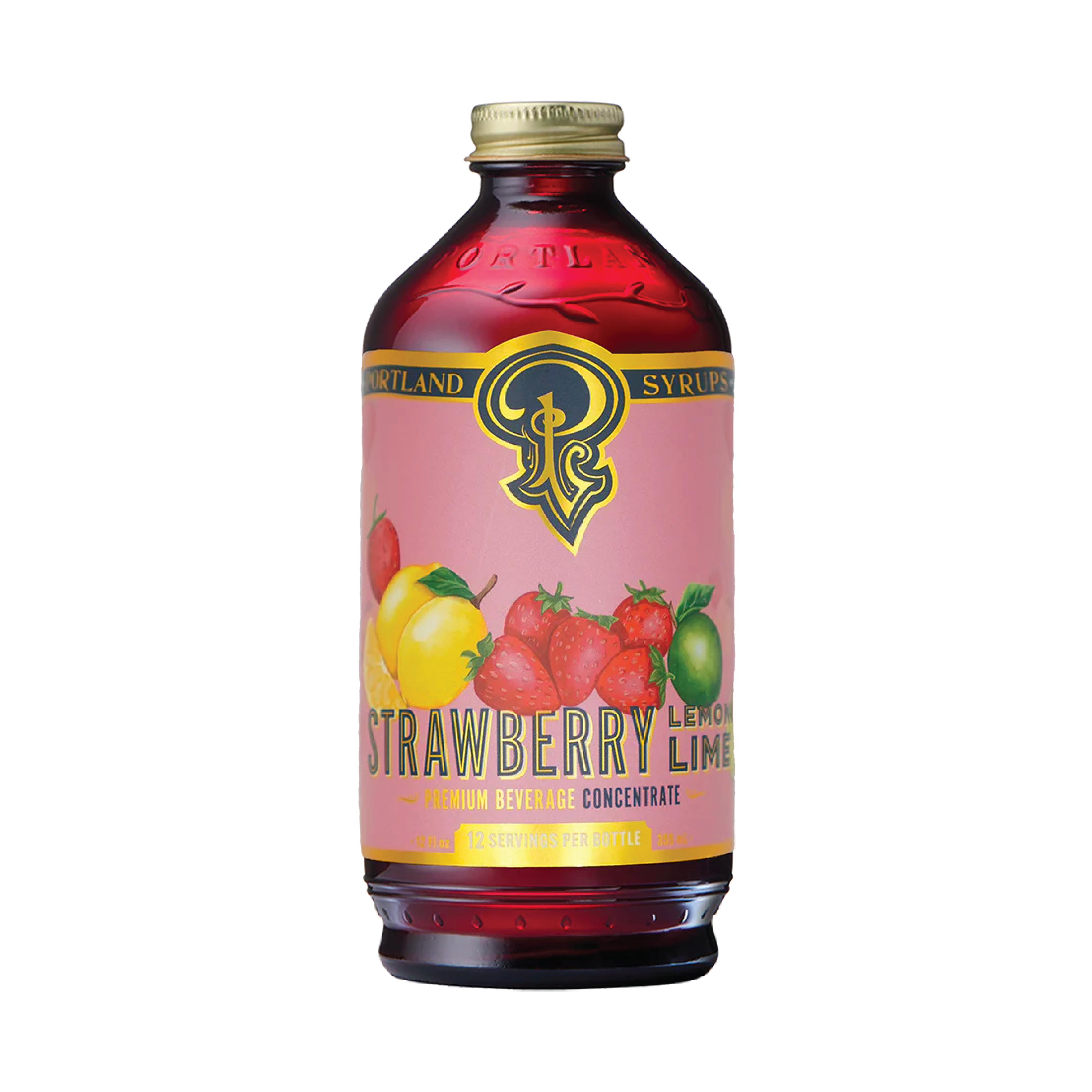Portland Syrups - Strawberry Lemon Lime (12oz)