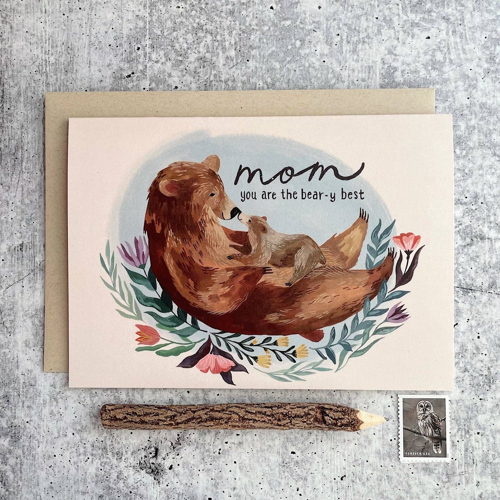 Canyon & Cove - Bear-y Best Mother's Day Card