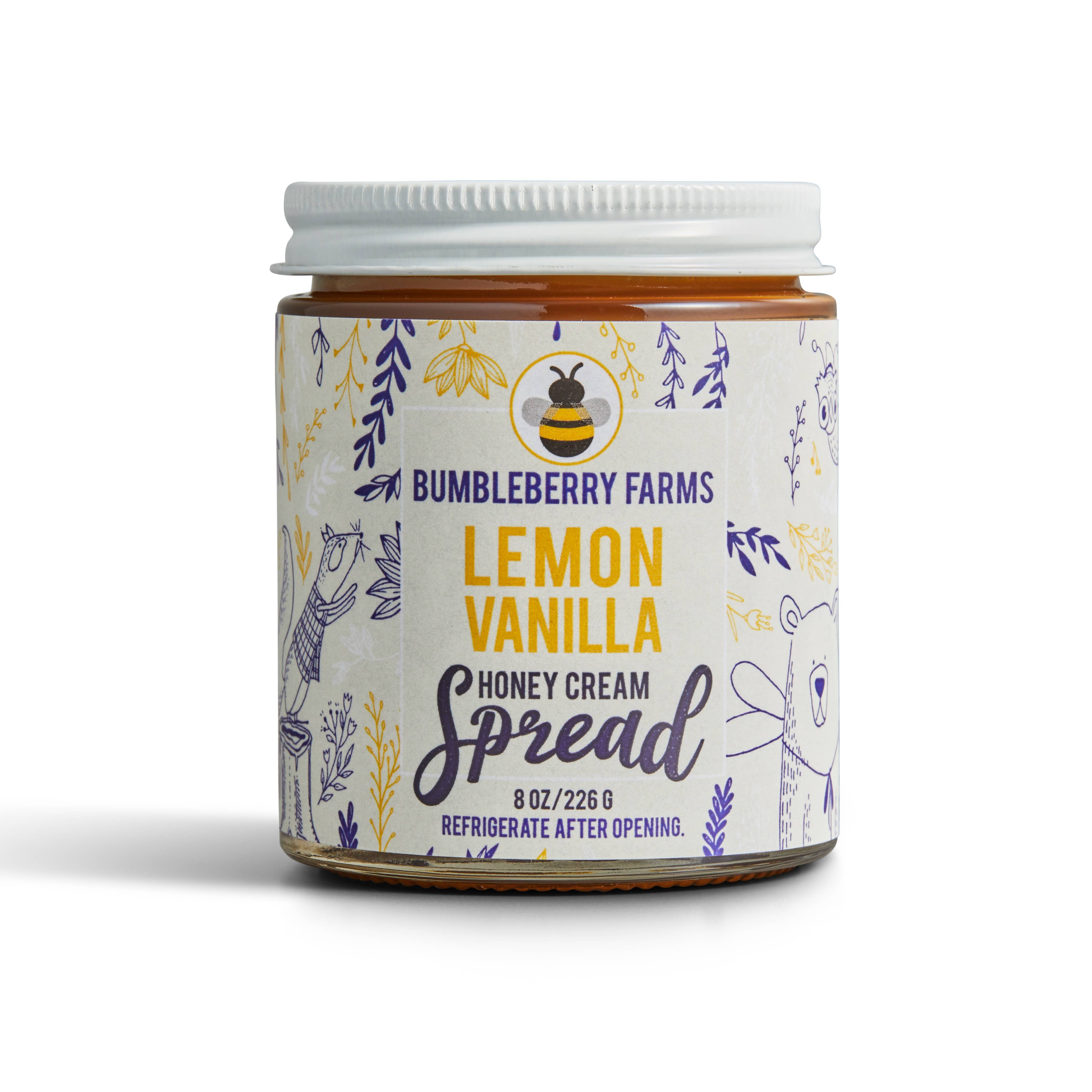 Bumbleberry Farms - Lemon Vanilla Honey Cream Spread