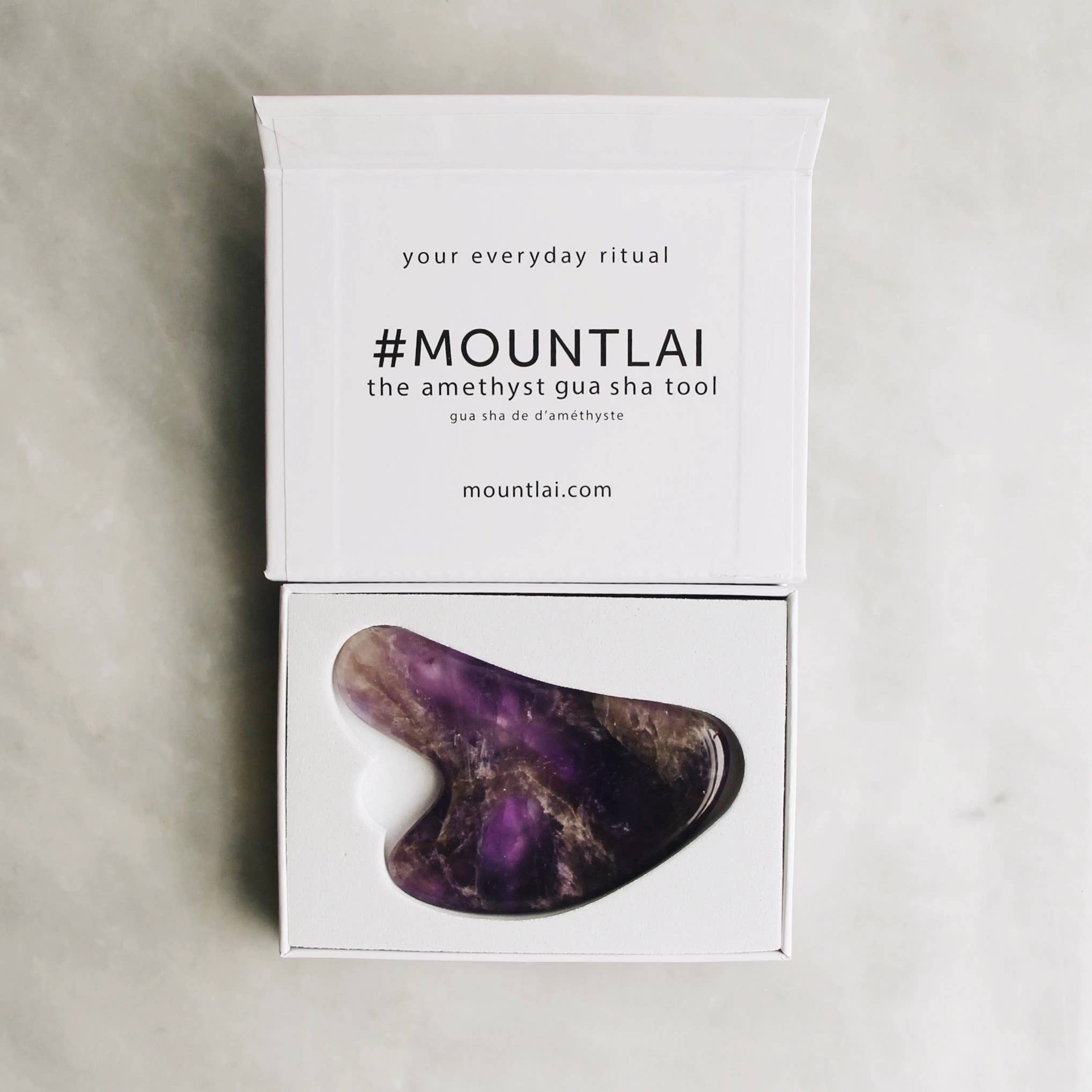 Mount Lai - The Amethyst Gua Sha Facial Lifting Tool