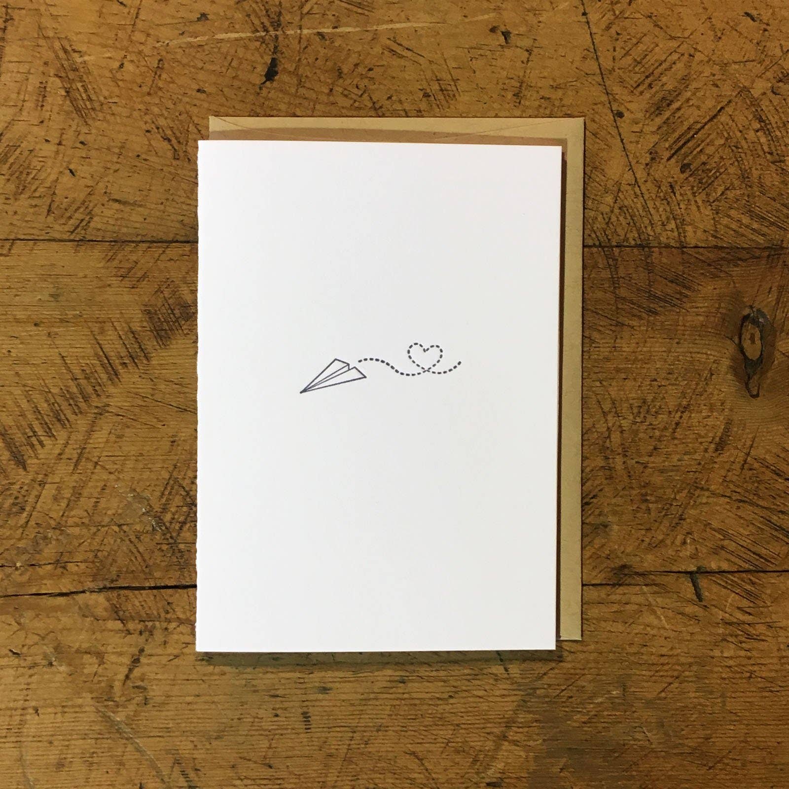 Green Bird Press - Sending Love Letterpress Card