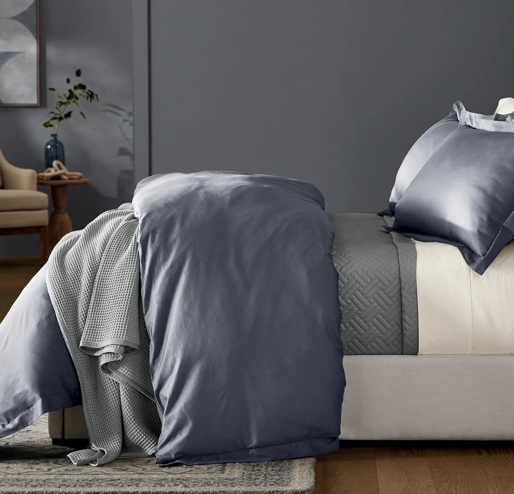 Boll & Branch - Signature Hemmed Duvet Set - Mineral (Pre-Order)
