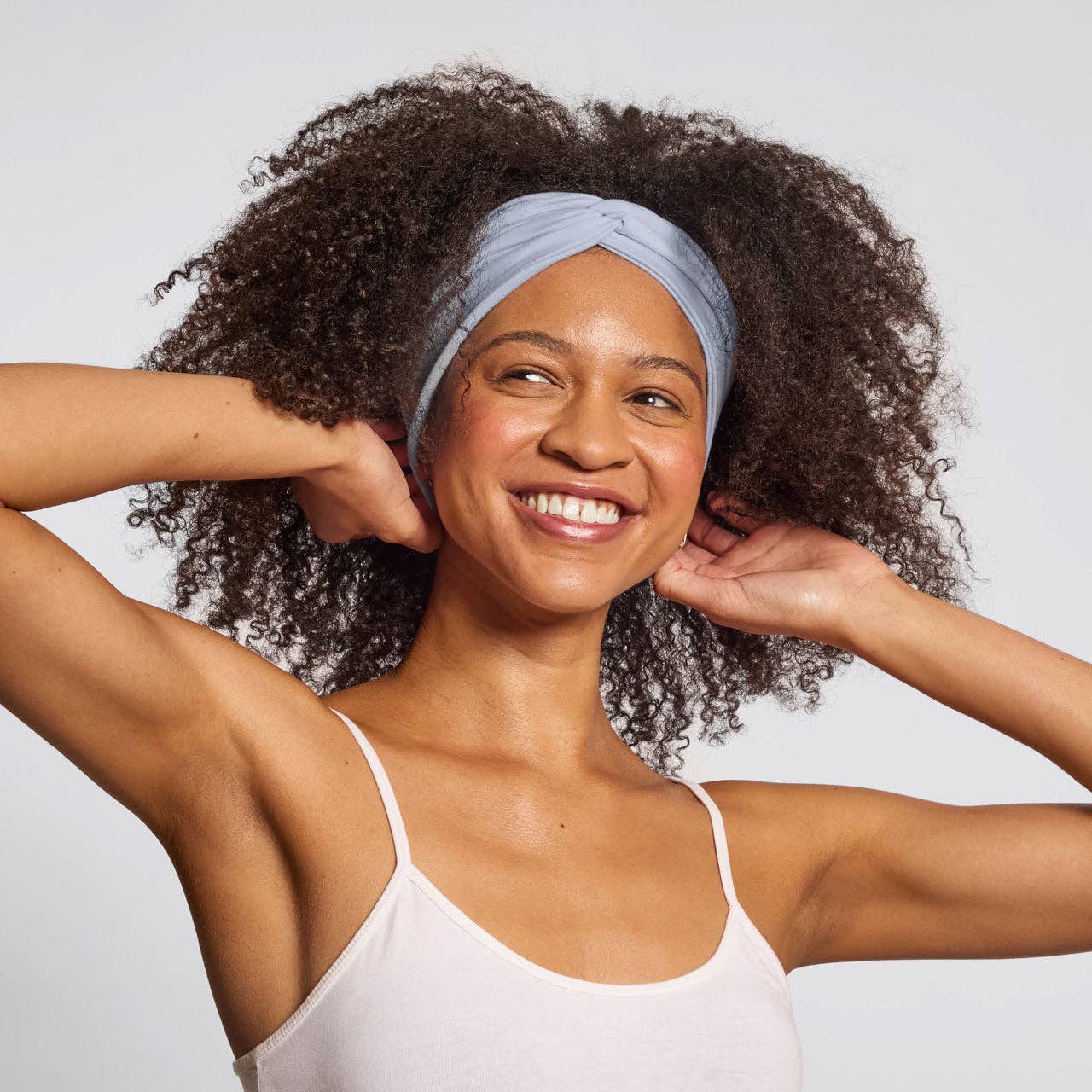 KITSCH - Recycled Fabric Wide Twist Headbands 2pc Set - Garden Bouquet