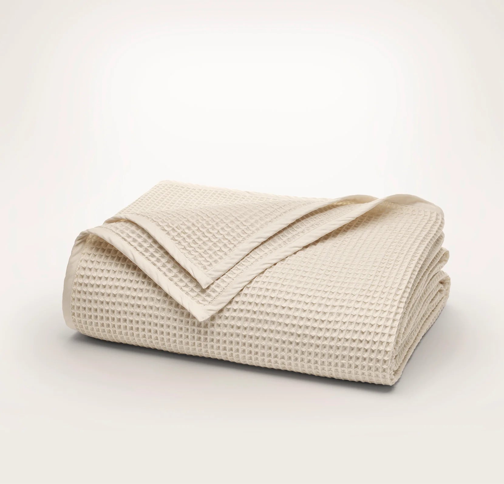 Boll & Branch - Waffle Bed Blanket - Natural (Pre-Order)