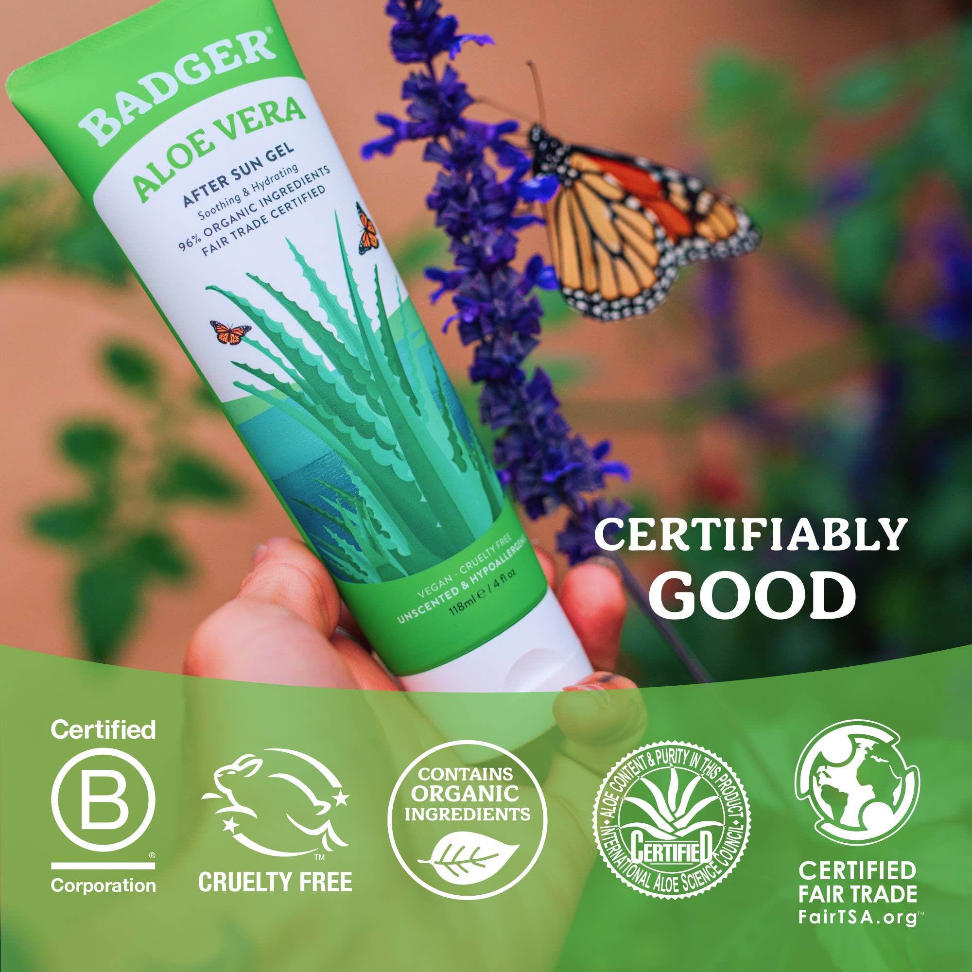 Badger - Aloe Vera Gel for Face & Body