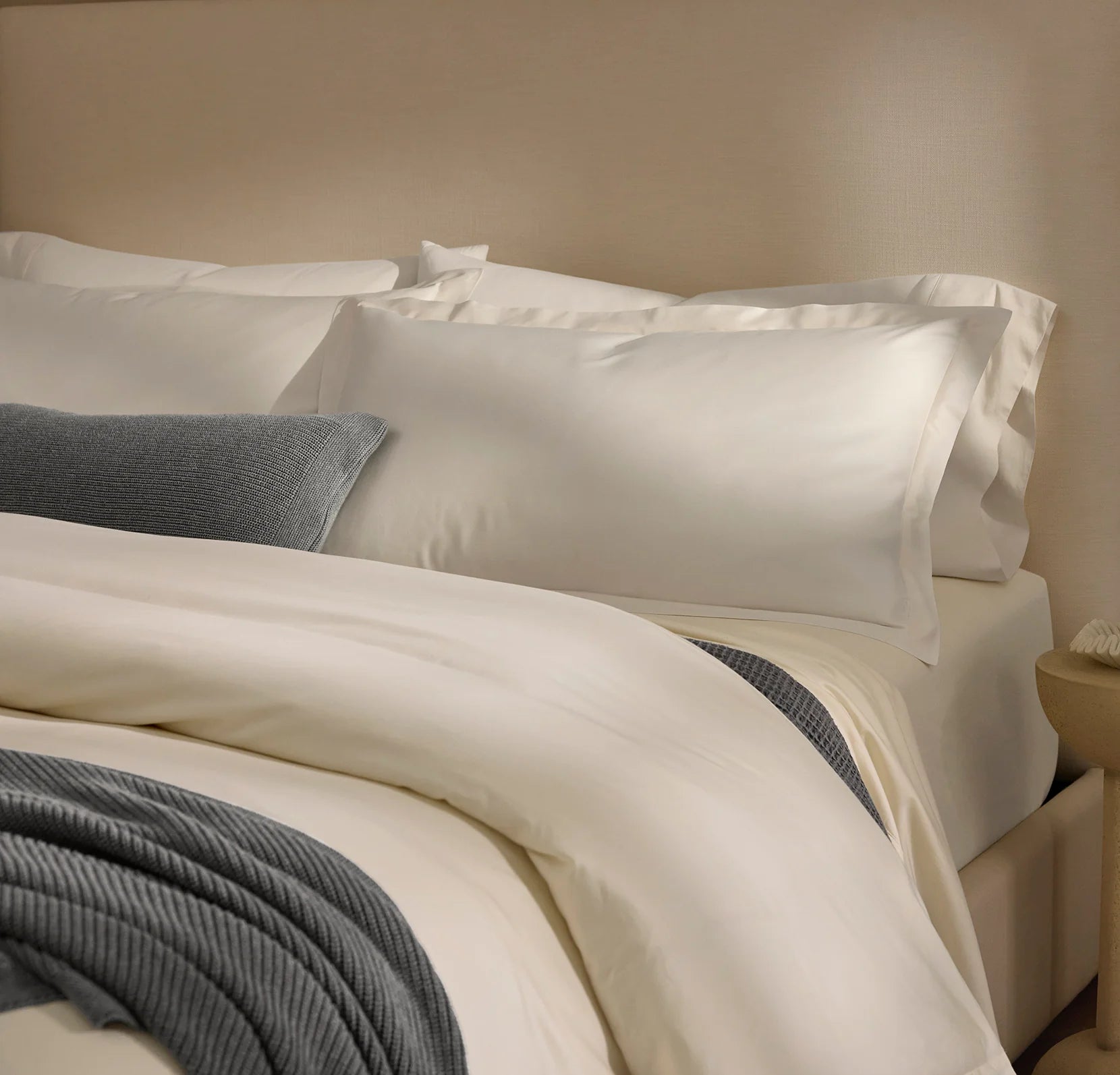 Boll & Branch - Signature Hemmed Duvet Set - Natural (Pre-Order)