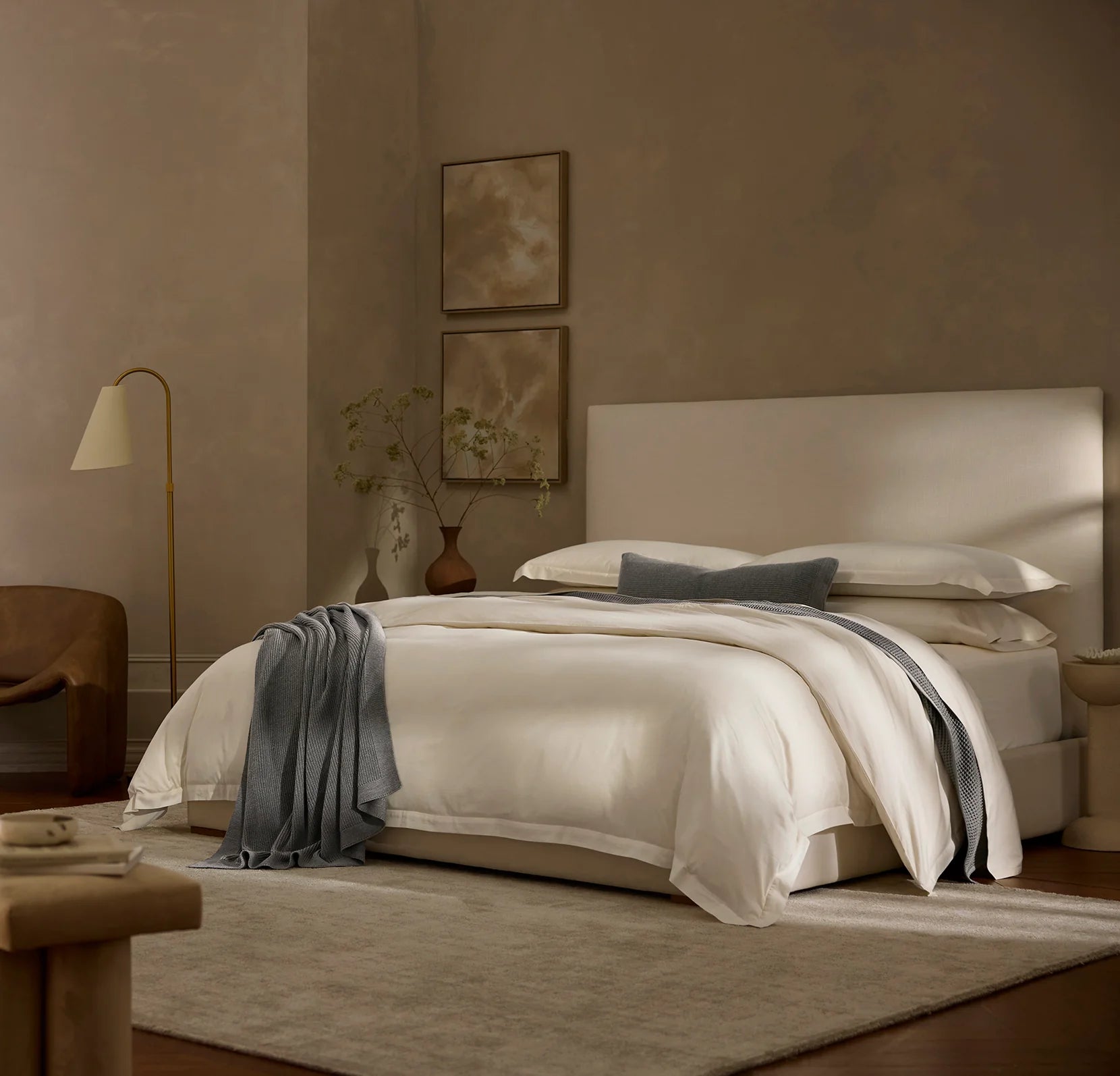 Boll & Branch - Signature Hemmed Duvet Set - Natural (Pre-Order)
