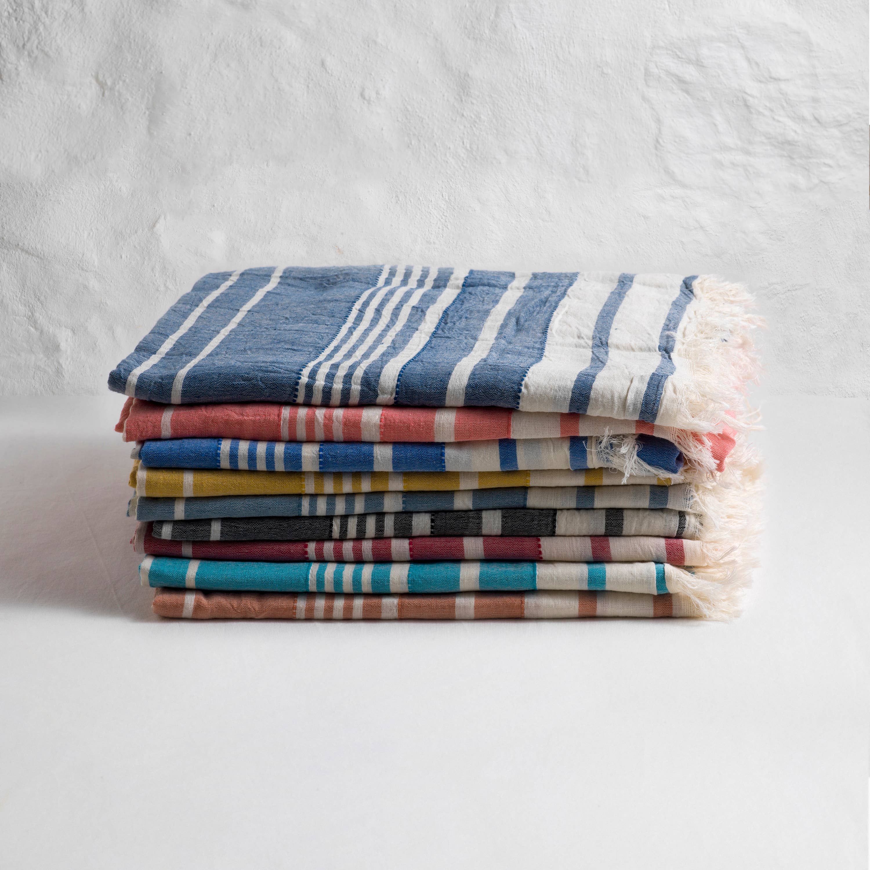 loom.ist - Helen Turkish Beach Towel: Marine
