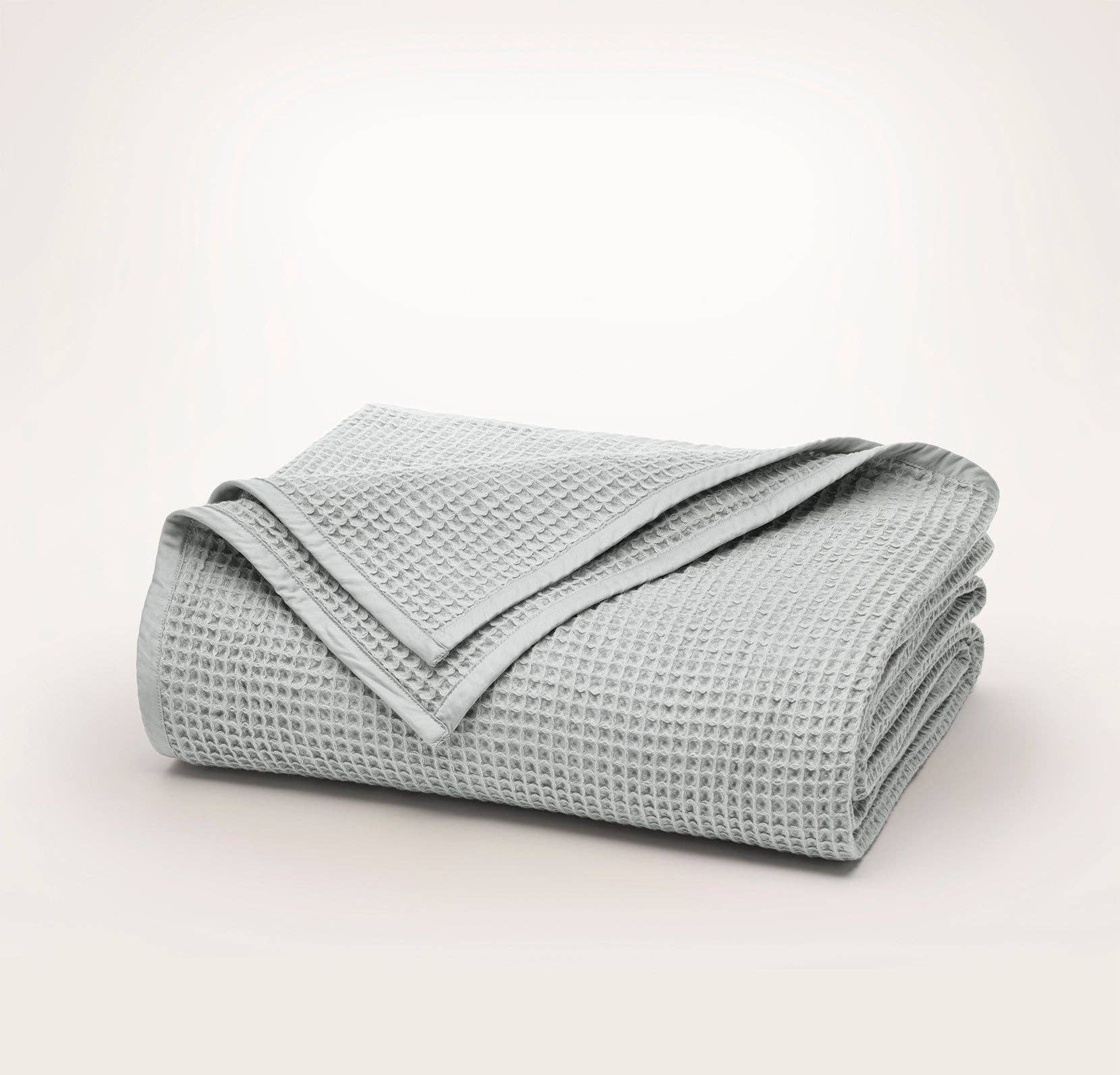 Boll & Branch - Waffle Bed Blanket - Shore (Pre-Order)