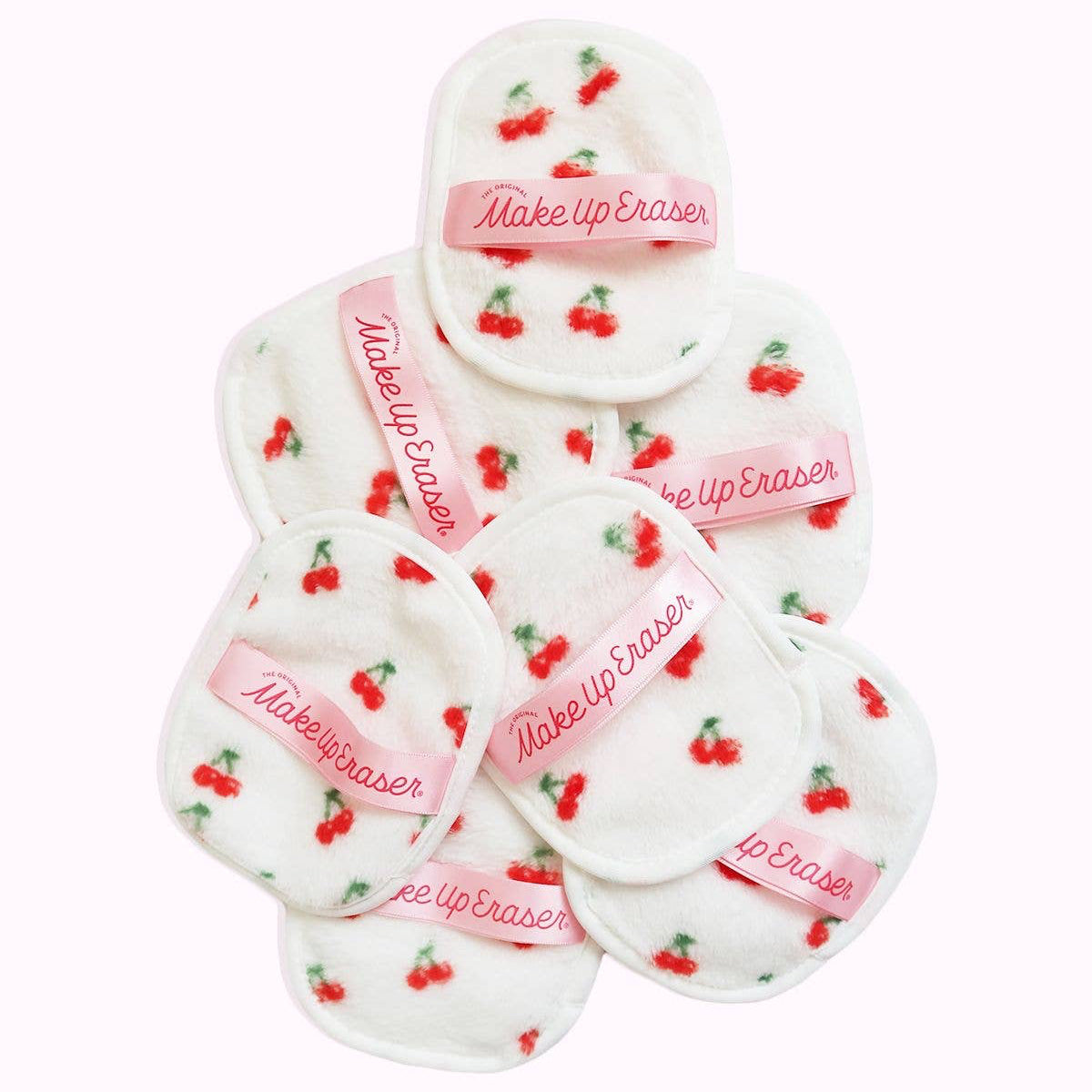 The Original MakeUp Eraser - 7-Day Set & Makeup Bag Gift Set - Cherry Crush