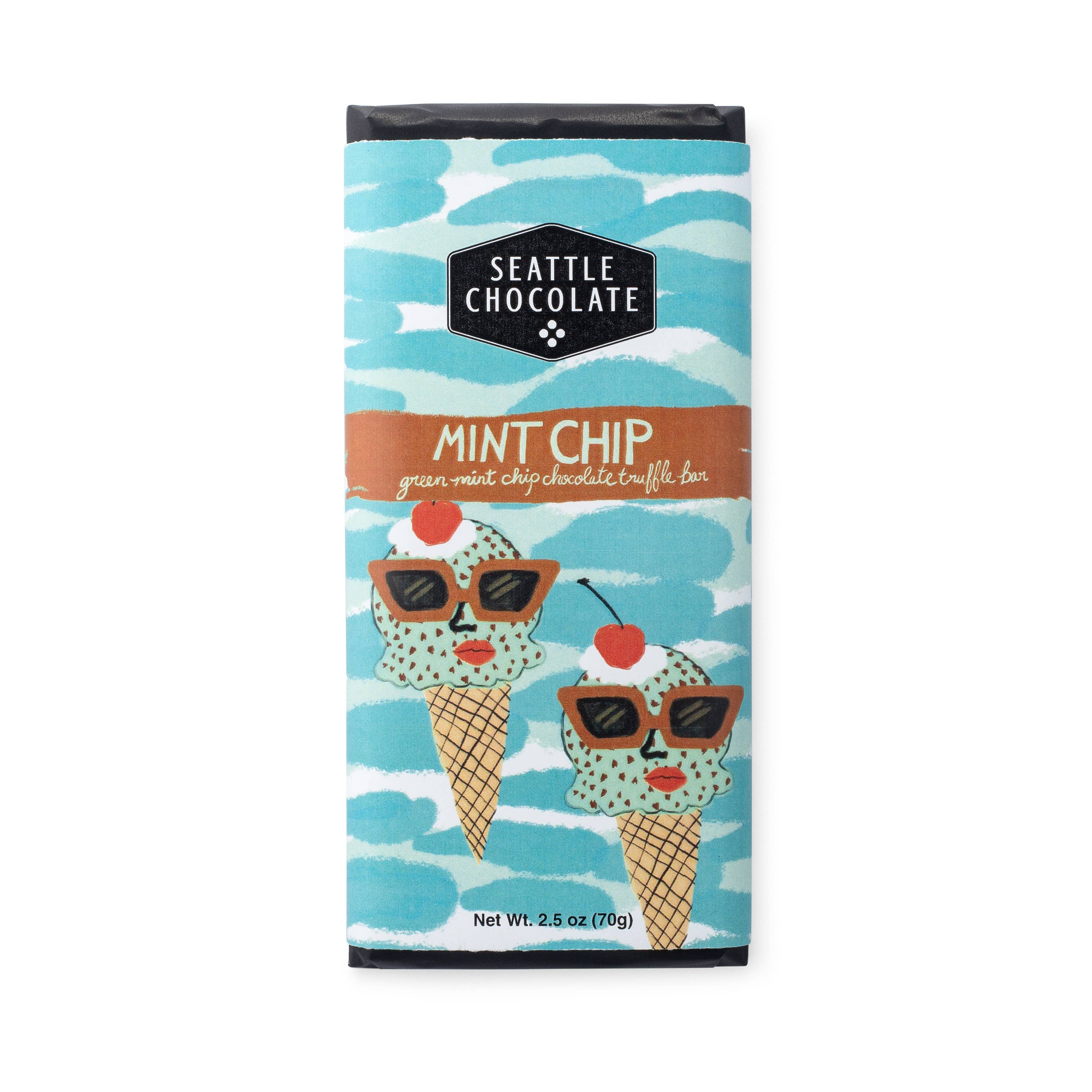 Seattle Chocolate - Summer - Mint Chip Truffle Bar
