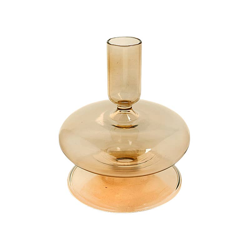 Rosha Living Inc - Wisteria Candleholder Brown