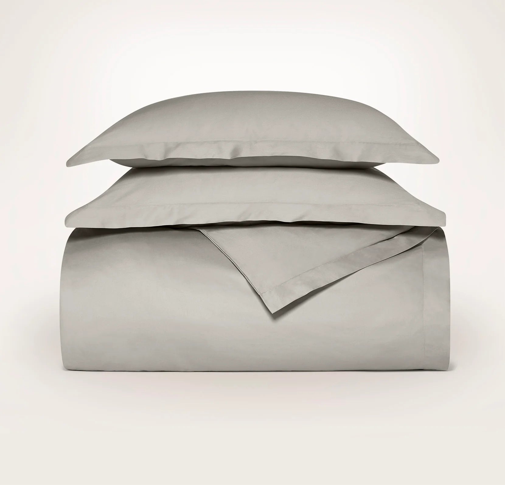 Boll & Branch - Signature Hemmed Duvet Set - Pewter (Pre-Order)