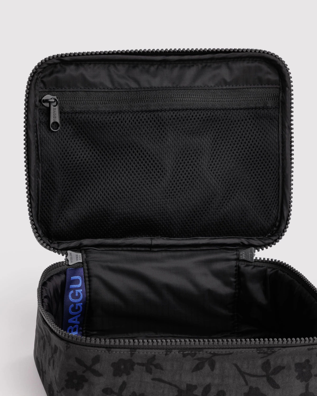 Baggu - Small Cosmetic Case - Charcoal Ditsy Floral