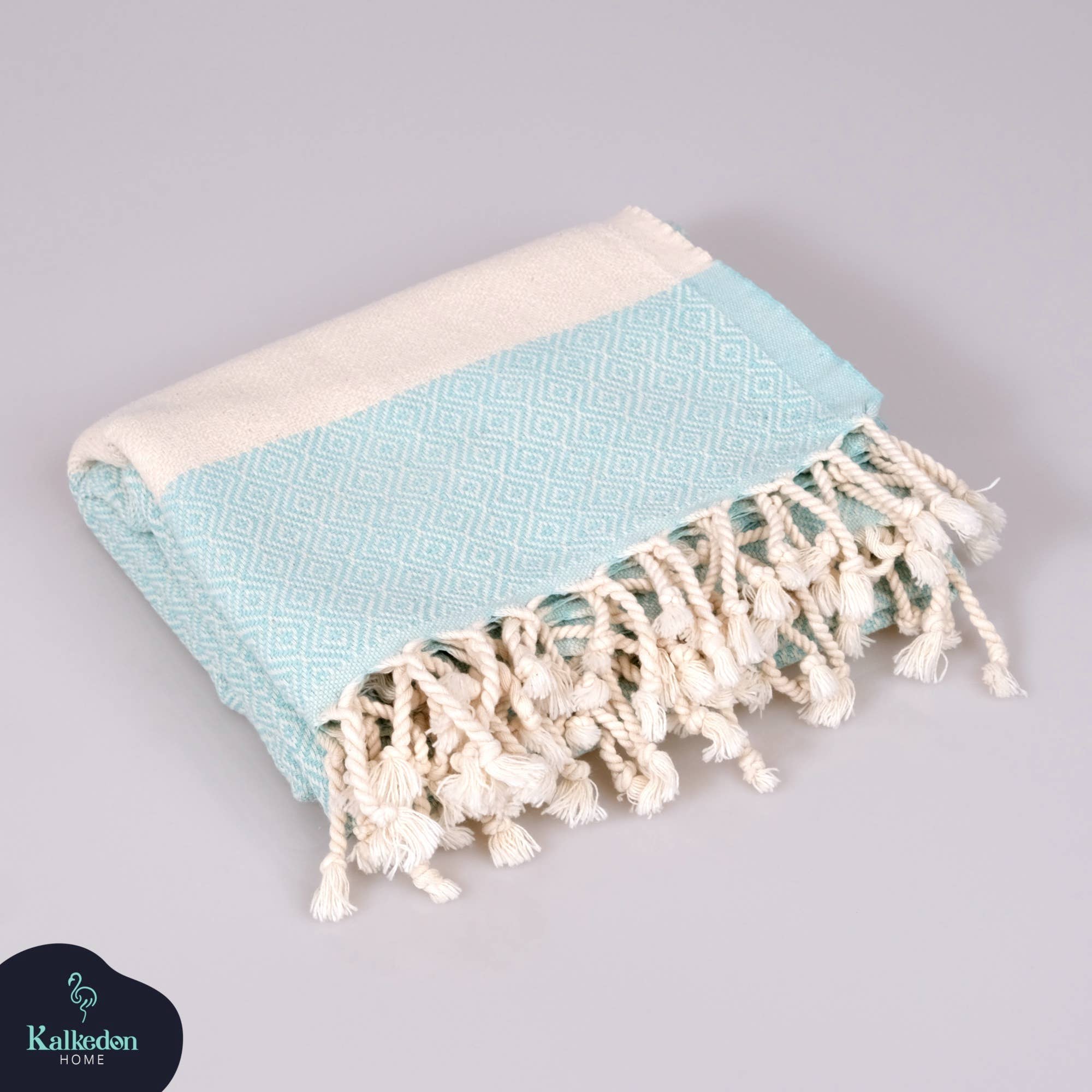 Kalkedon Towels - Turkish Towel | Peshtemal | Sand Resistant Beach Towel: Dark Green