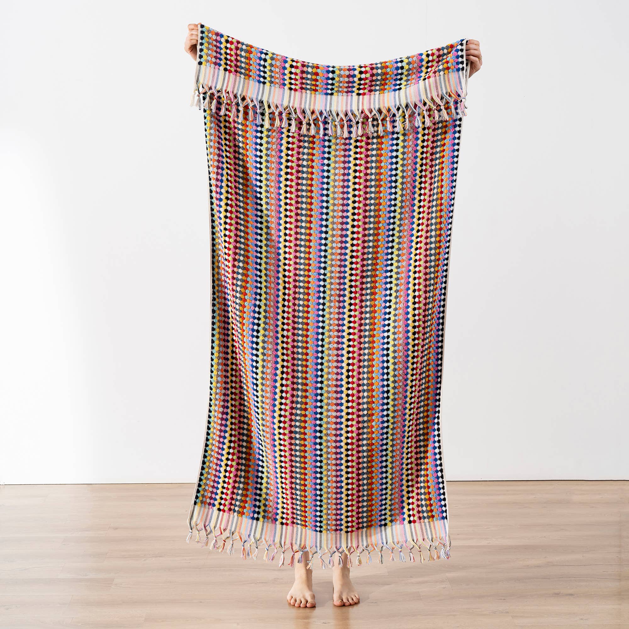 Kikoya Pompom Bath Towel
