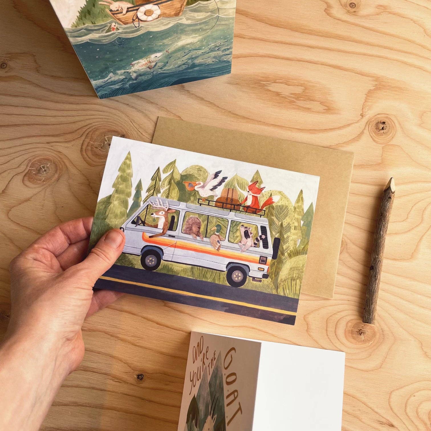Canyon & Cove Art - Van Life Card – Mad Sass Soap Co