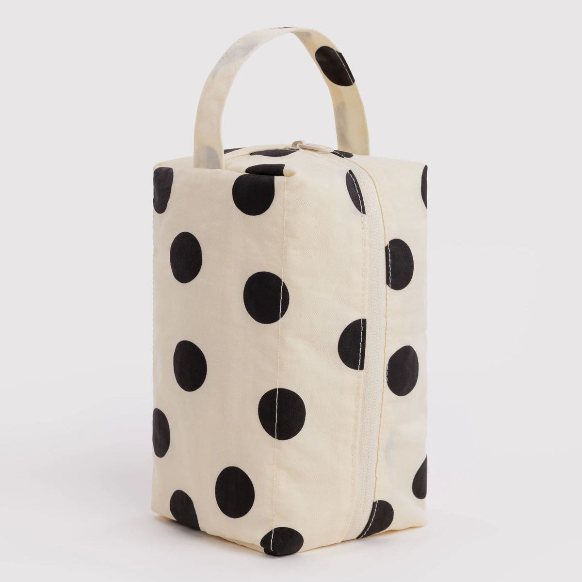 Baggu - Dopp Kit - Cream and Black Polka Dot