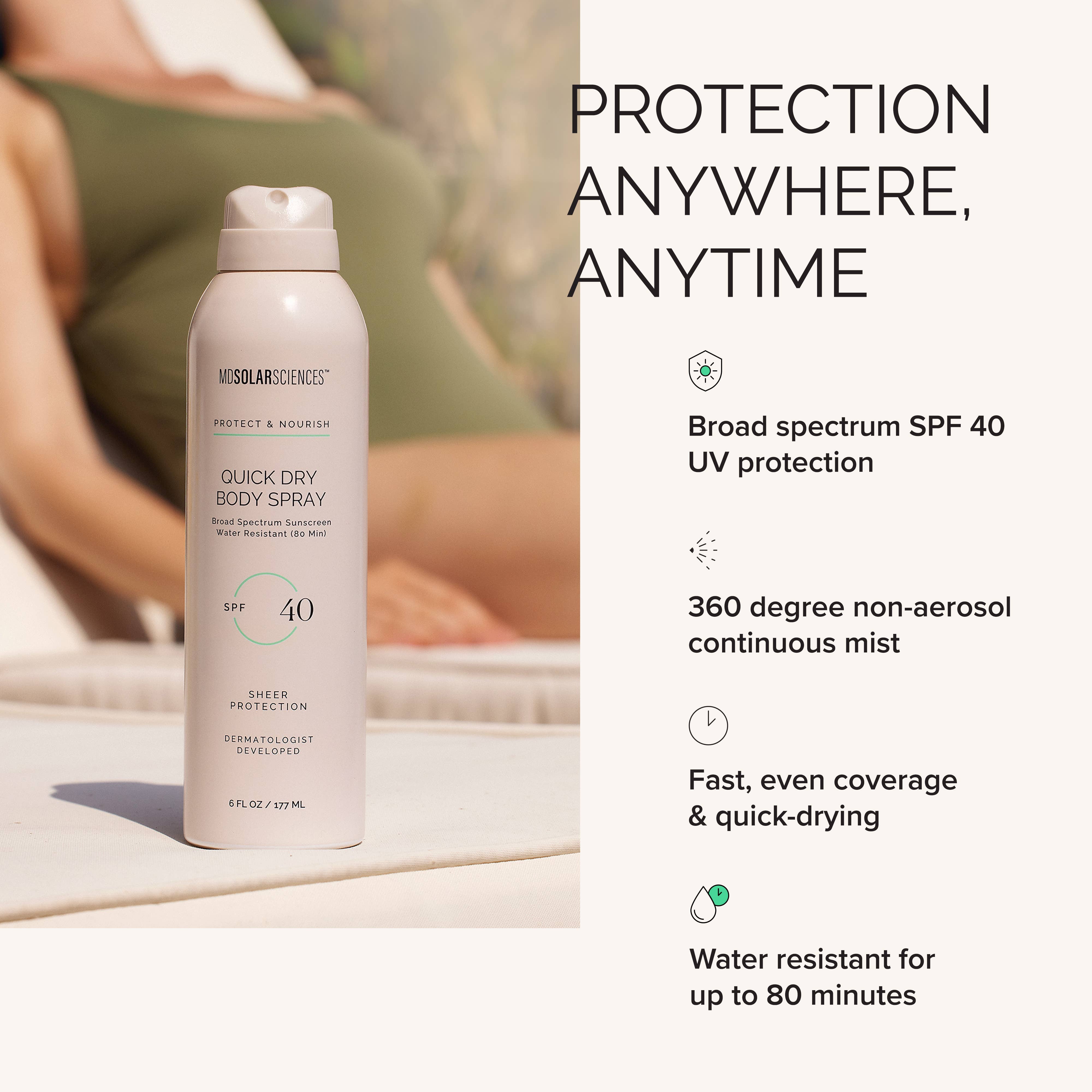 MDSolarSciences - Quick Dry Body Spray SPF 40
