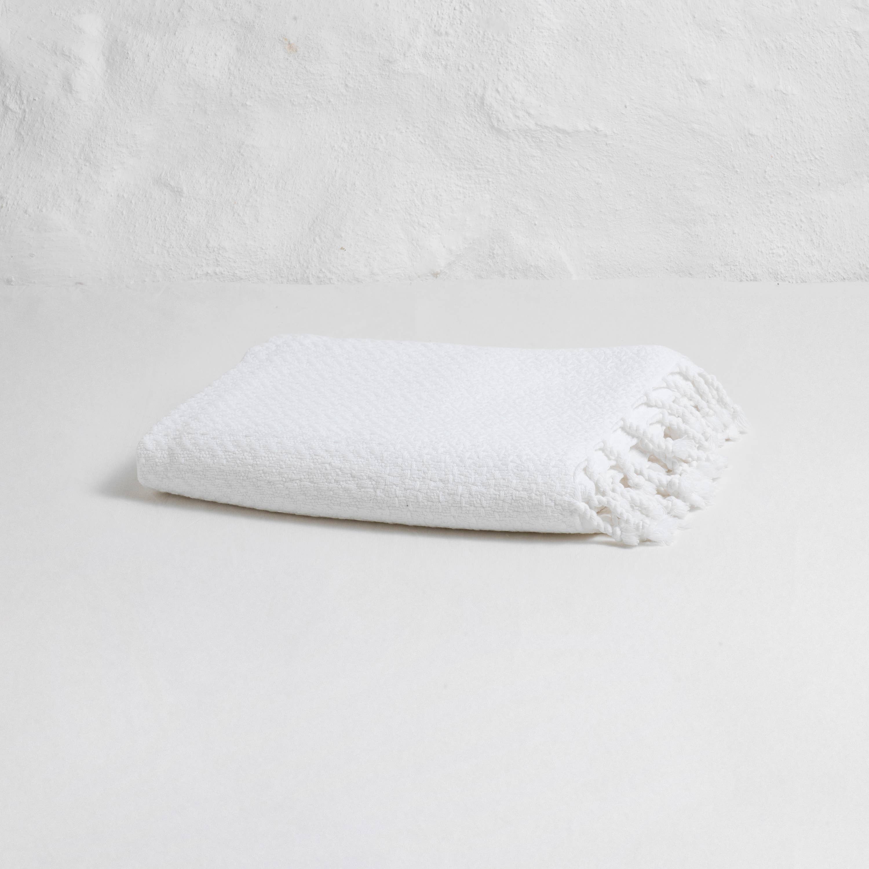 loom.ist - Spa Bath Towel: White