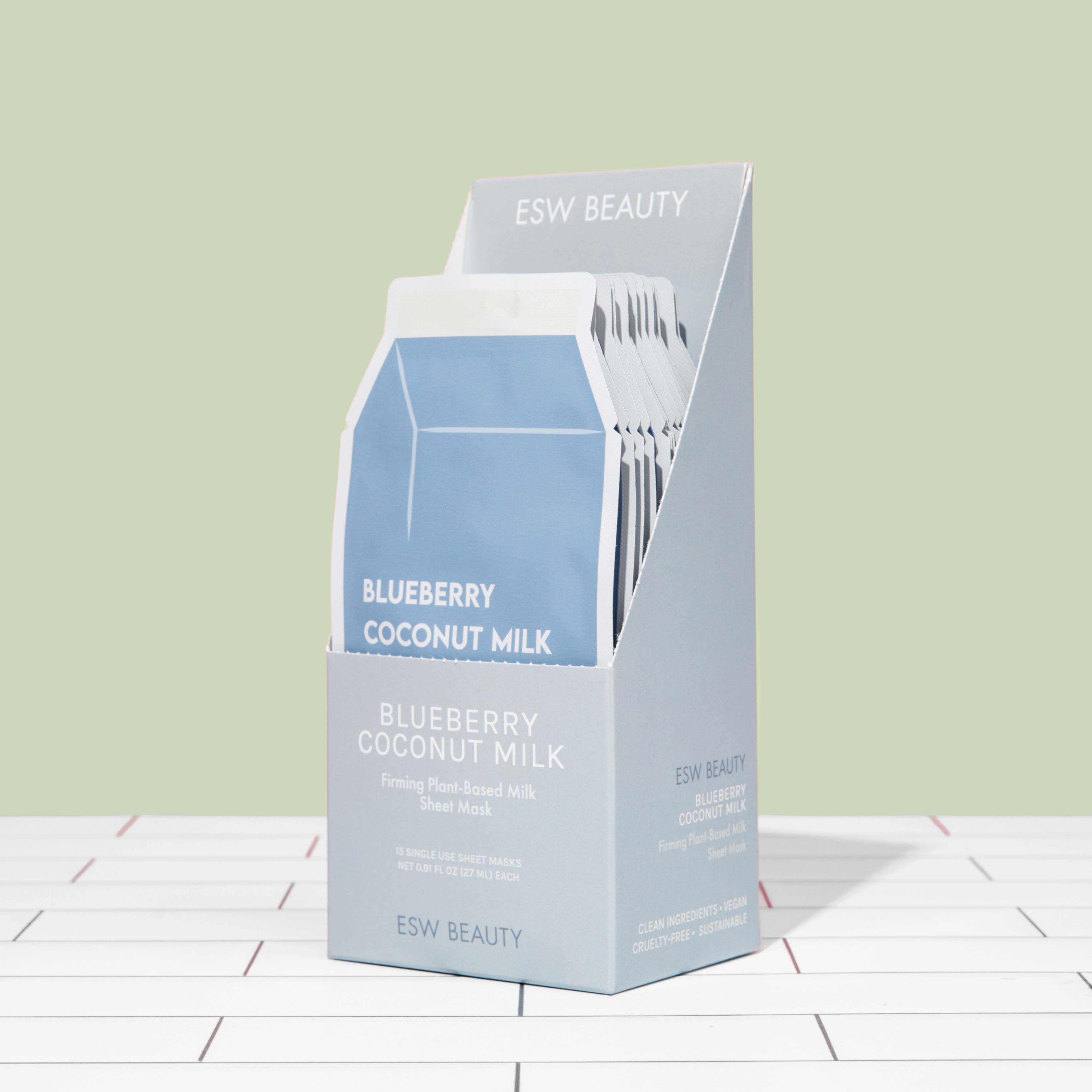 ESW Beauty - Blueberry Coconut Milk Sheet Mask (Single) - Firming