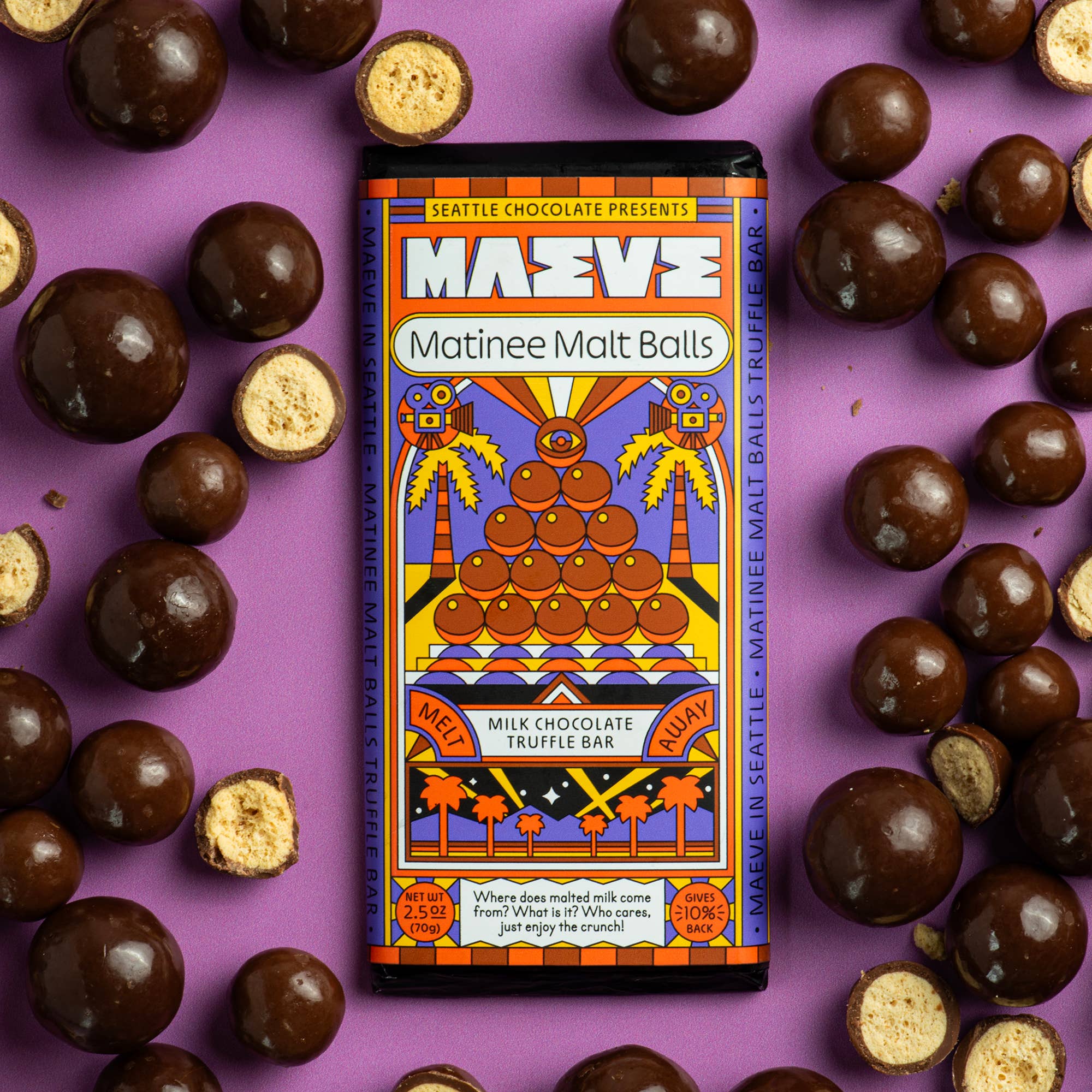Maeve - Matinee Malt Balls Truffle Bar