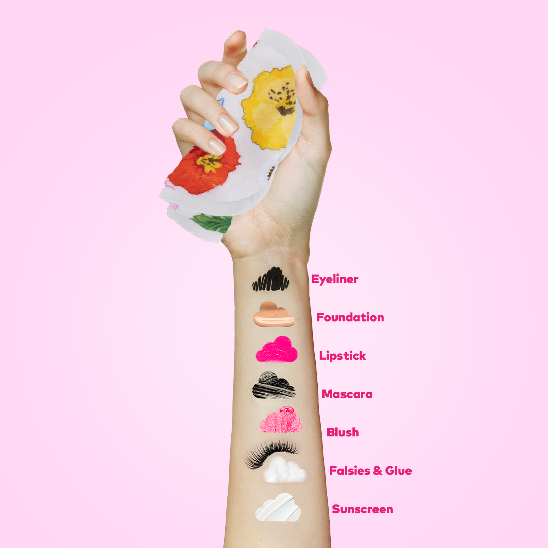 The Original MakeUp Eraser - Wildflower Mini PRO MakeUp Eraser