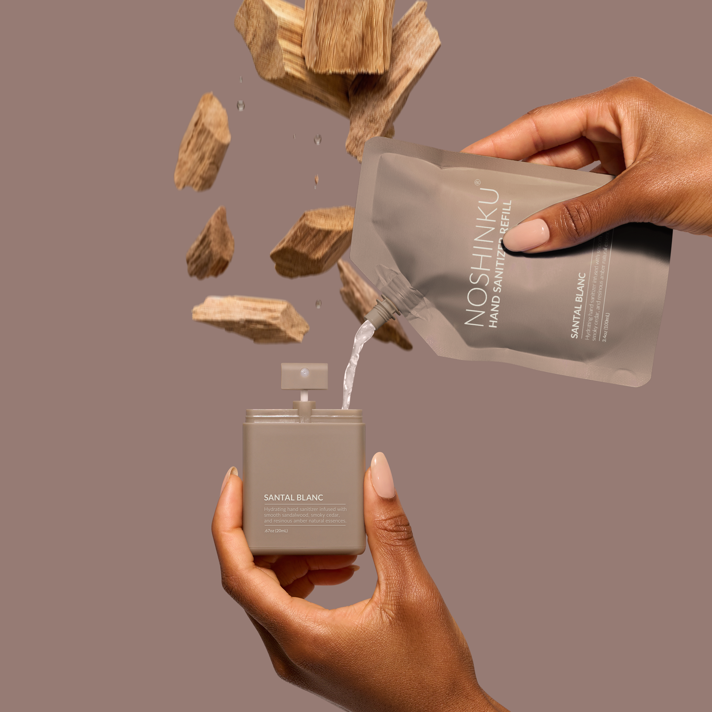 Noshinku - Santal Blanc Moisturizing Hand Sanitizer