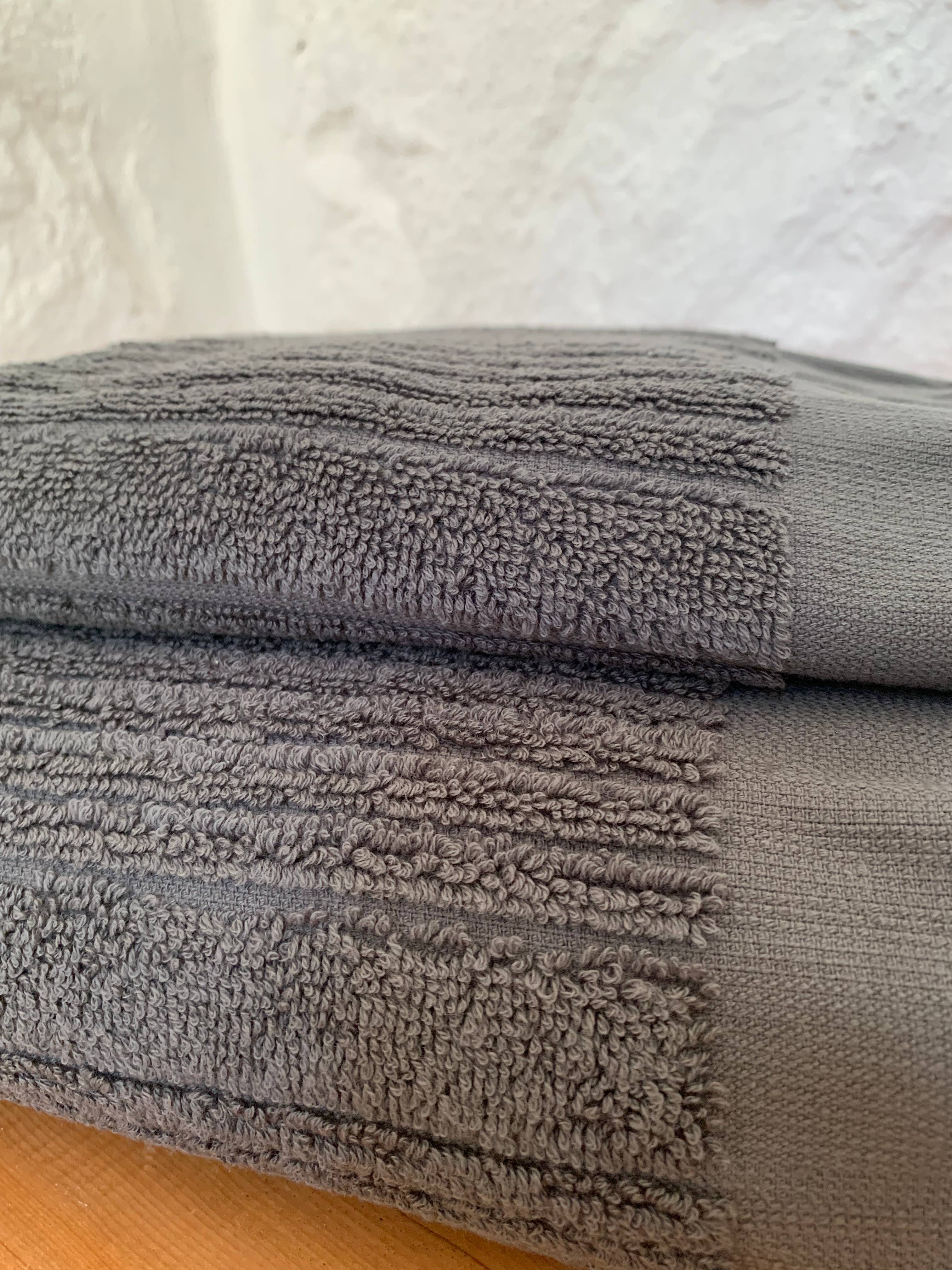 loom.ist - Ottoman Terry Hand Towel: Dark Grey