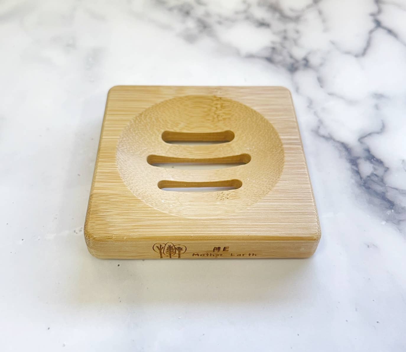 Me Mother Earth - Square Bamboo Soap Dish