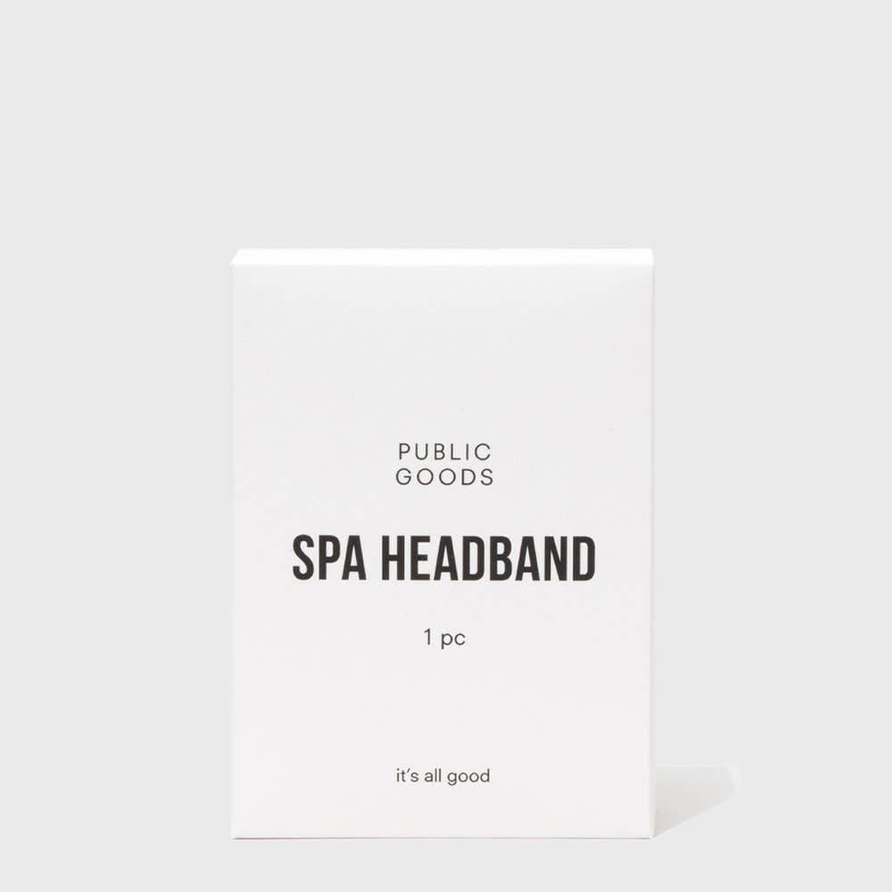 Public Goods - Spa Headband