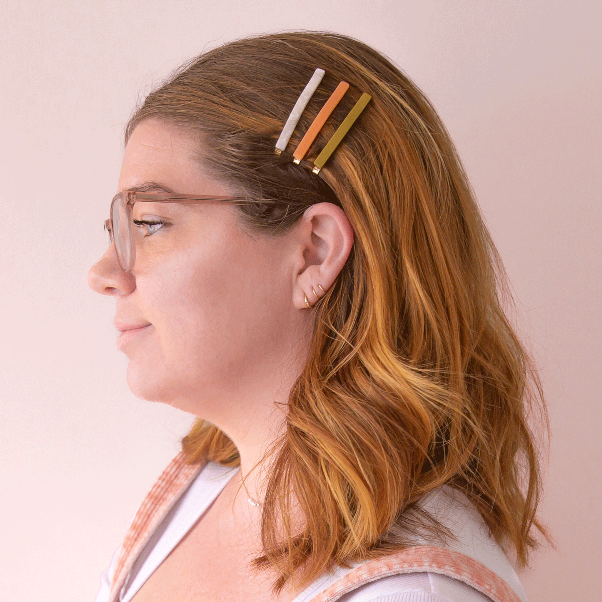 Jungle Club - Acetate Bobby Pins | Avocado