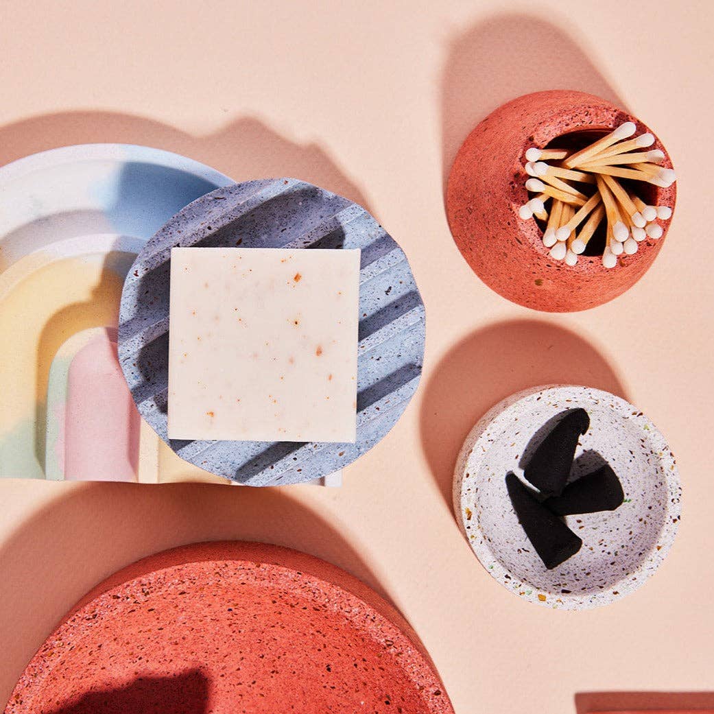 pretti.cool - Mini Soap Dishes: Natural Terrazzo