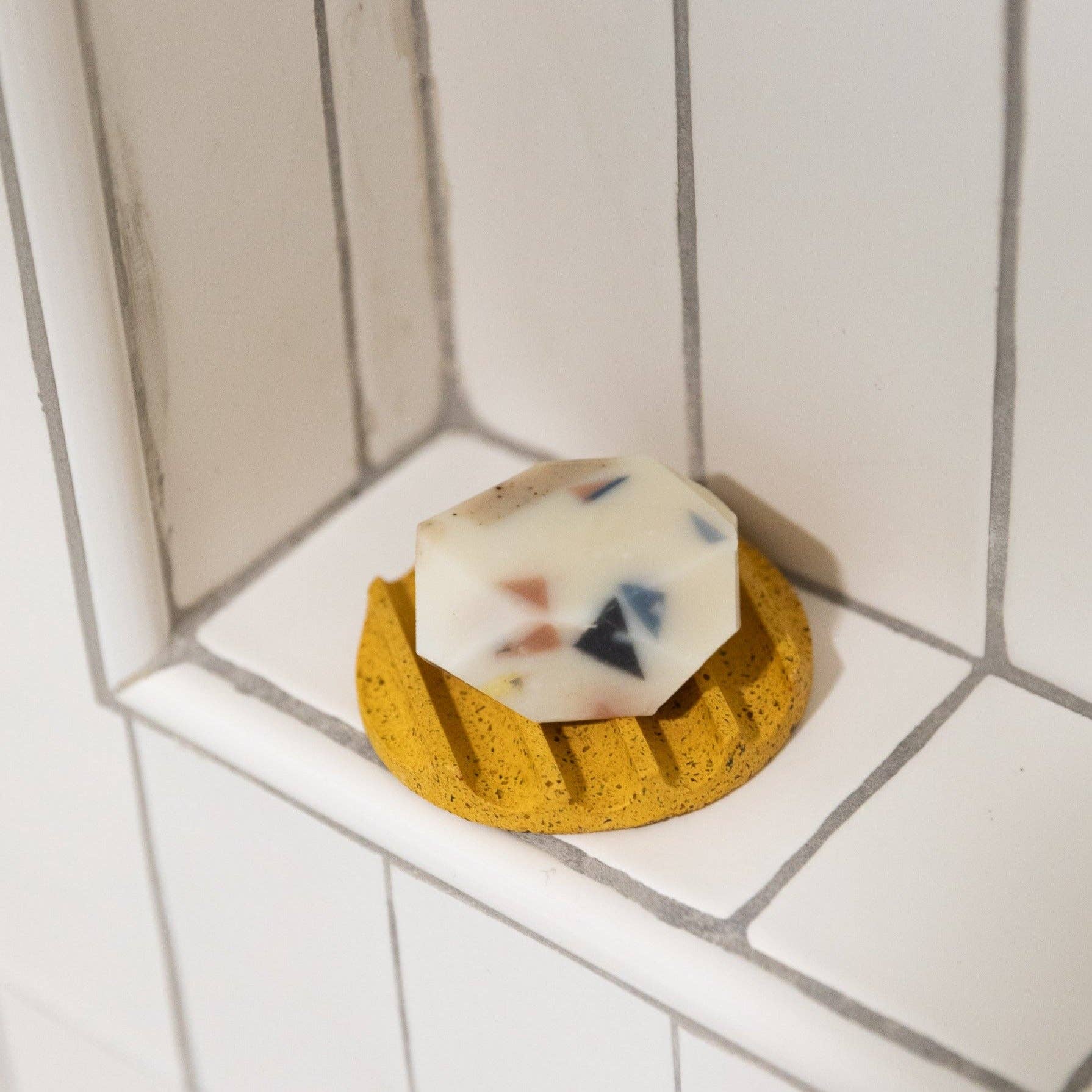 pretti.cool - Mini Soap Dishes: Light Blue Terrazzo