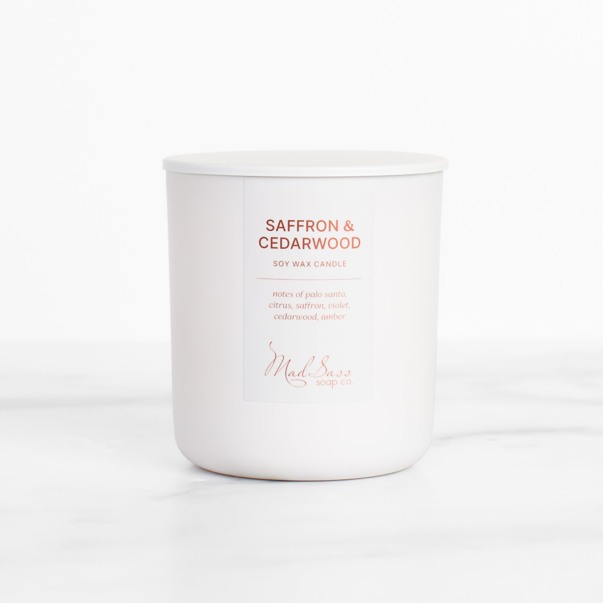 Saffron & Cedarwood - Candle