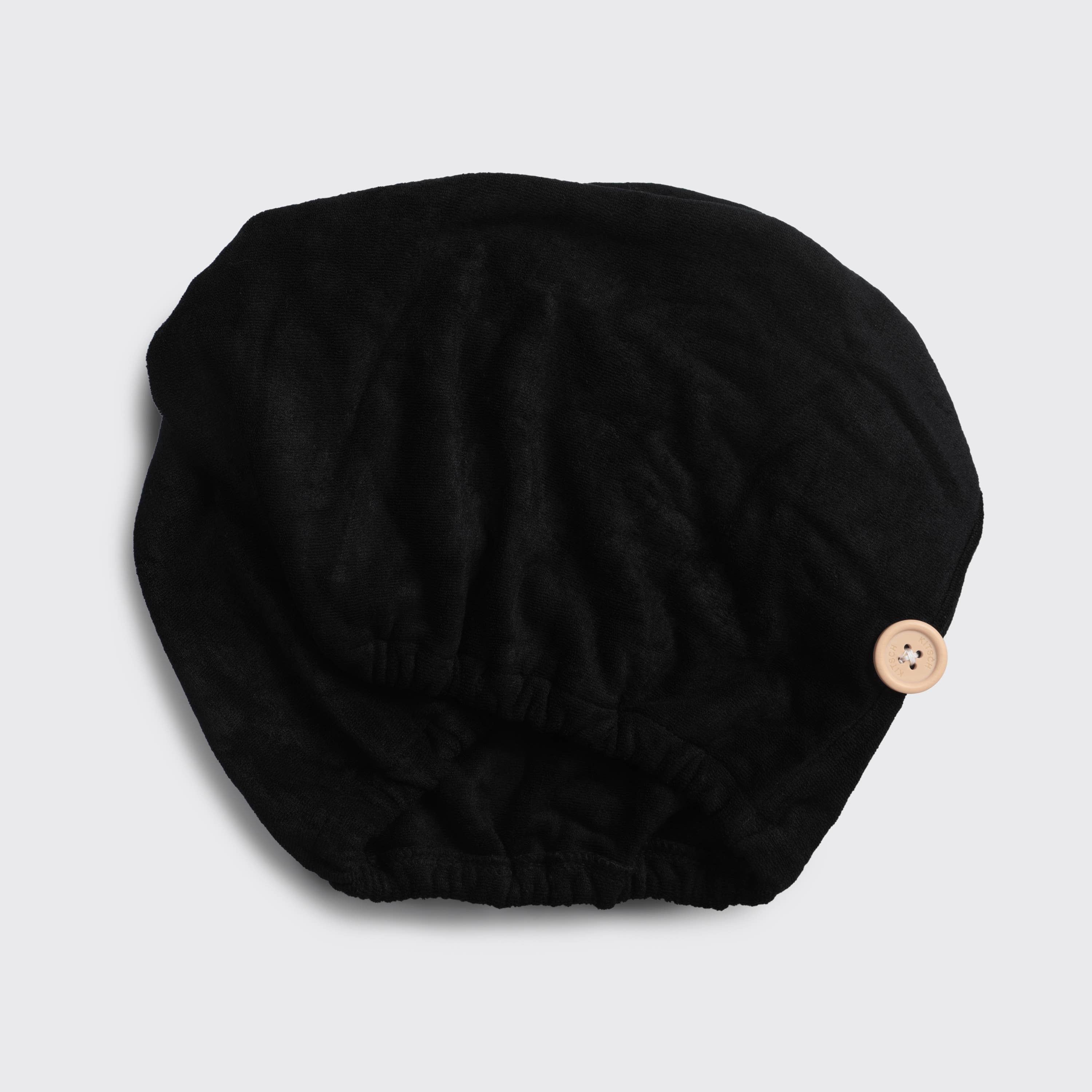 KITSCH - Quick Dry Hair Towel - Eco Black