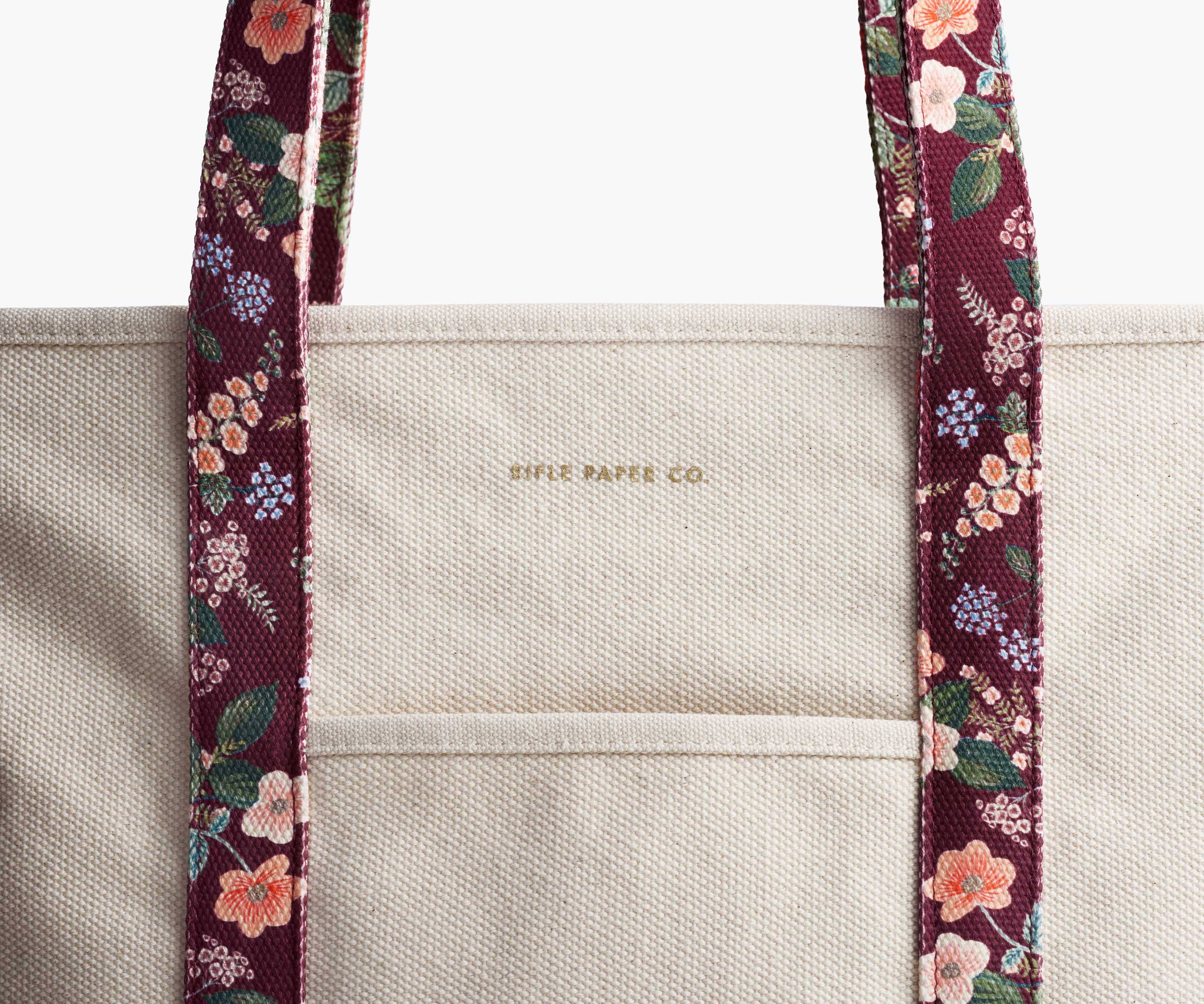 Rifle Paper Co. - Dahlia Canvas Tote Bag