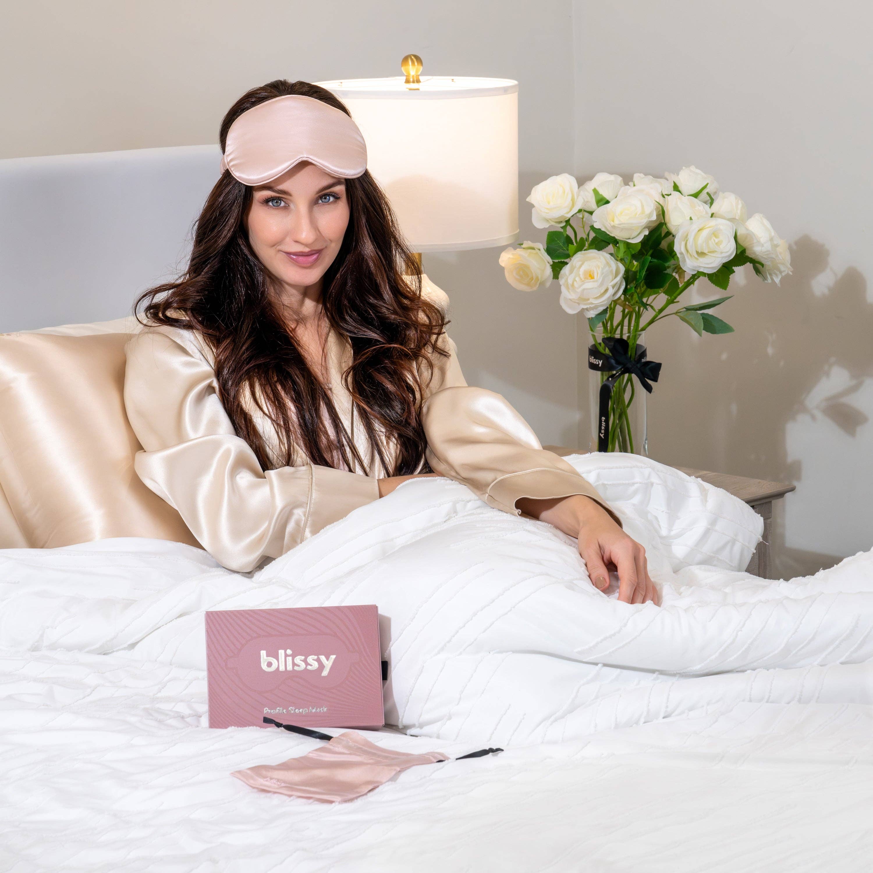 Blissy - Sleep Mask - Pink - Profile