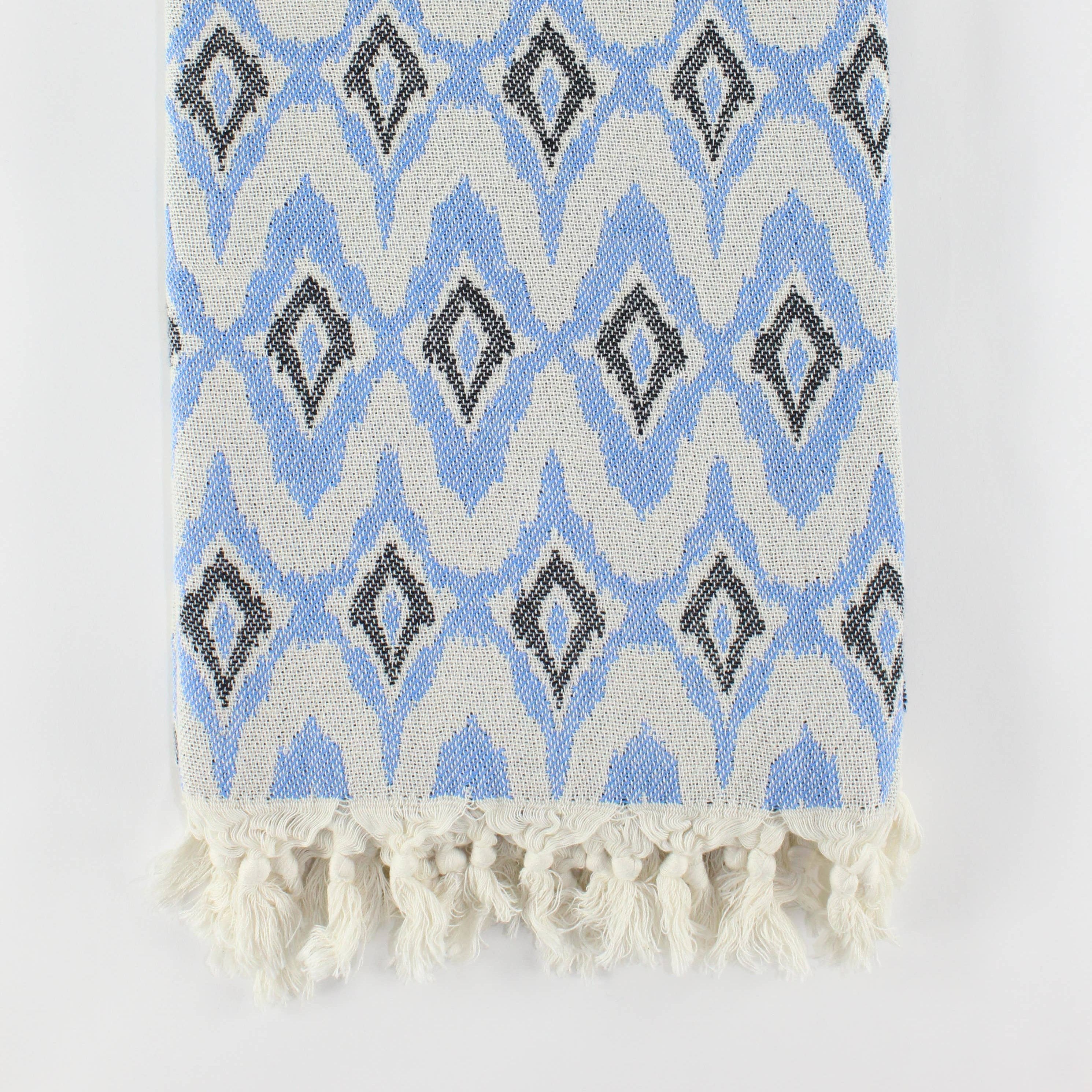Turkish Linen & Towels Diamond Pattern Towel