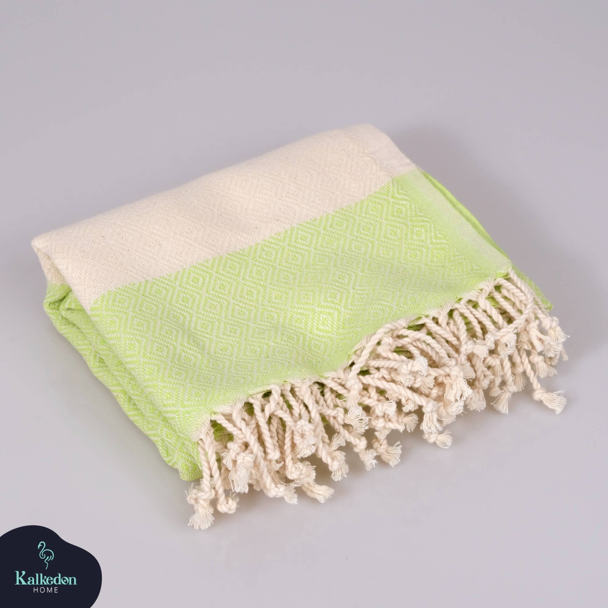 Kalkedon Towels - Turkish Towel | Peshtemal | Sand Resistant Beach Towel: Dark Green