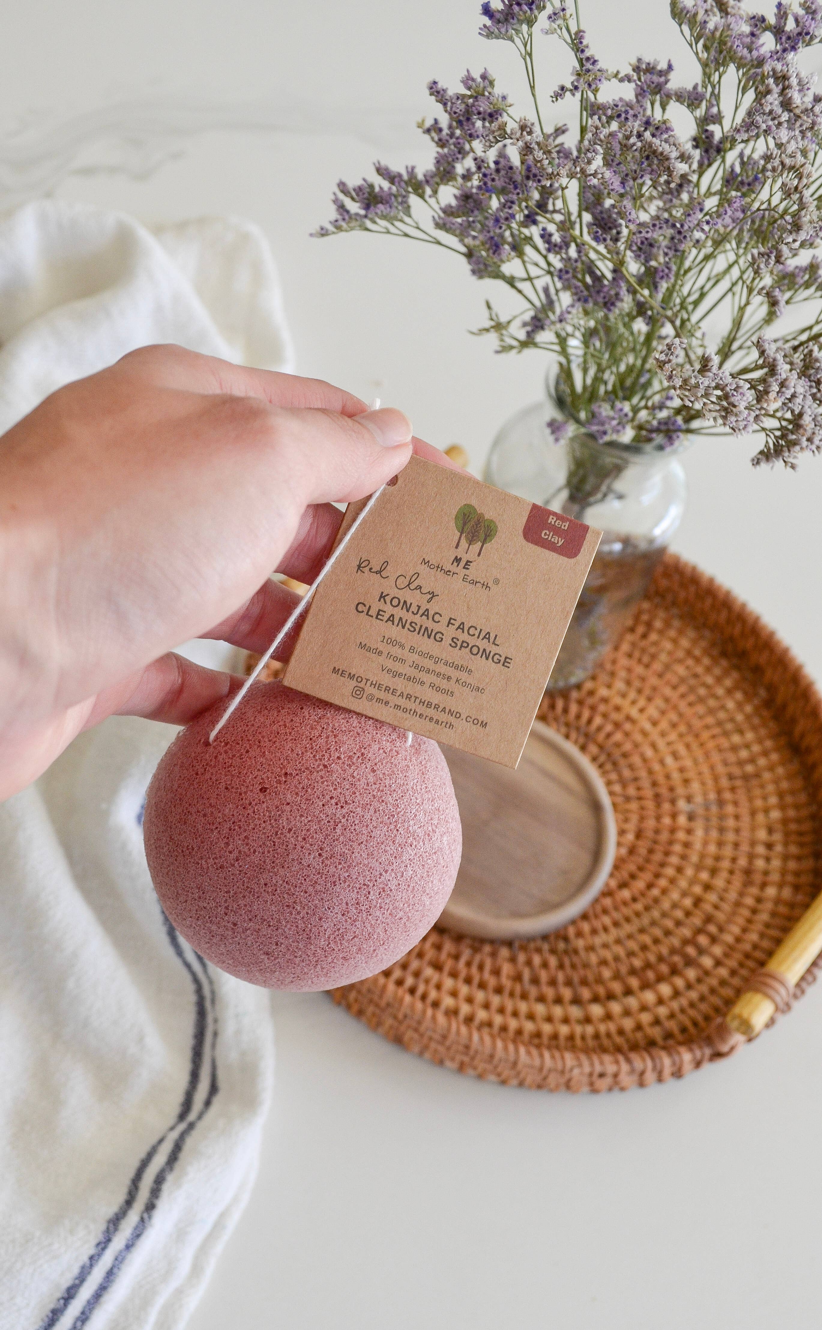 Me Mother Earth - Biodegradable Konjac Sponge | Zero Waste | Charcoal