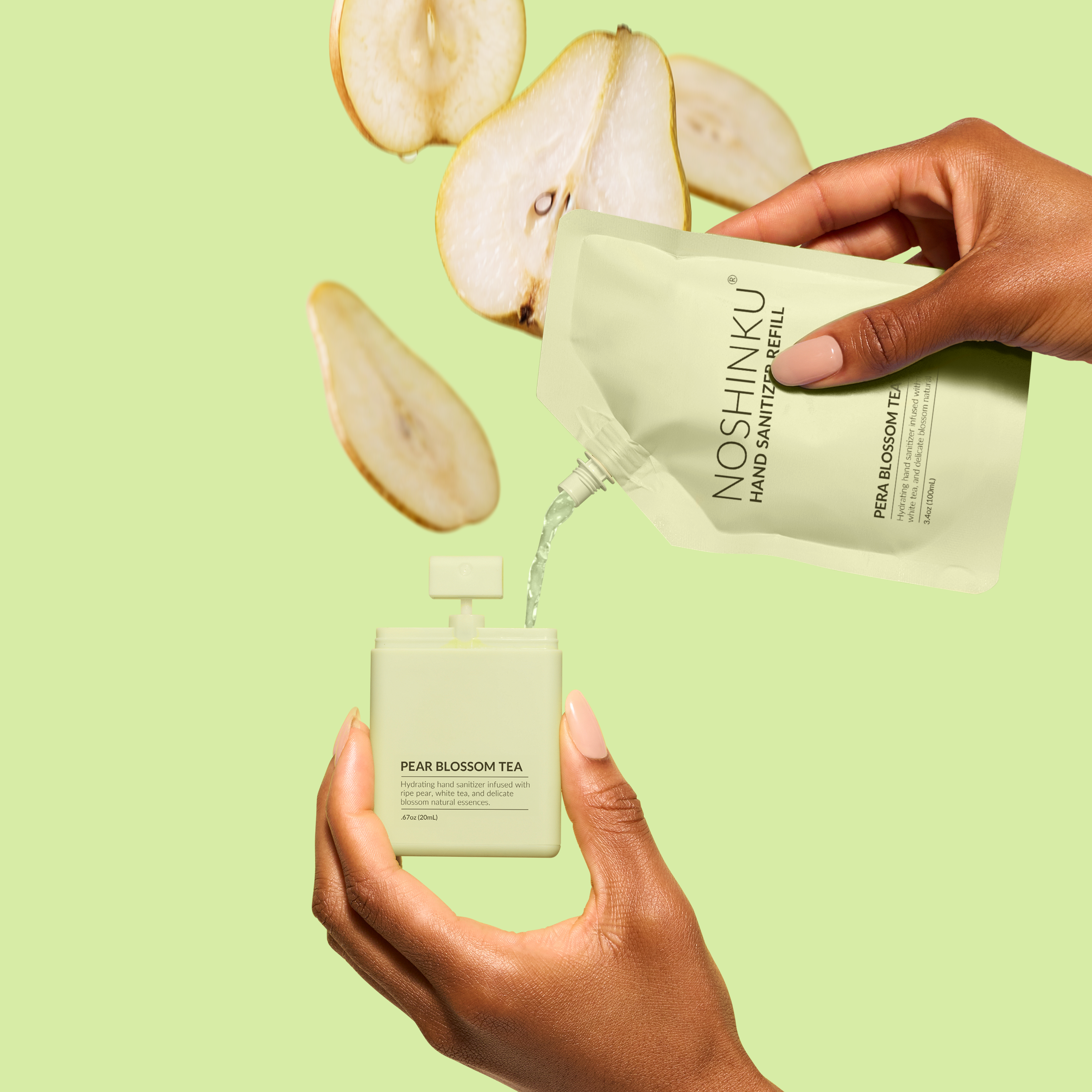 Noshinku - Pear Blossom Tea Moisturizing Hand Sanitizer