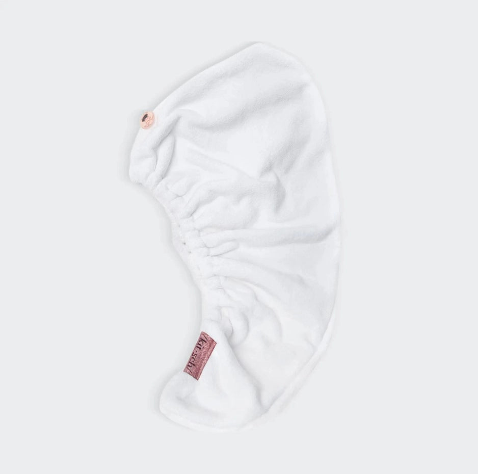 KITSCH - Quick Dry Hair Towel - White