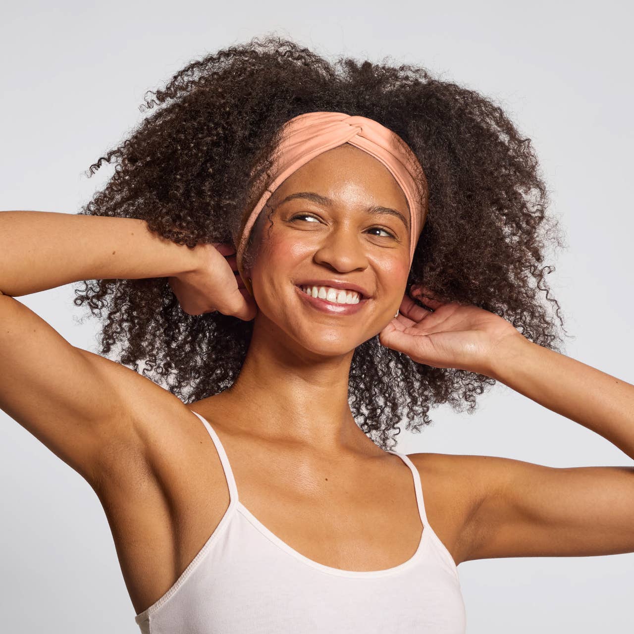 KITSCH - Recycled Fabric Wide Twist Headbands 2pc Set - Rosewood