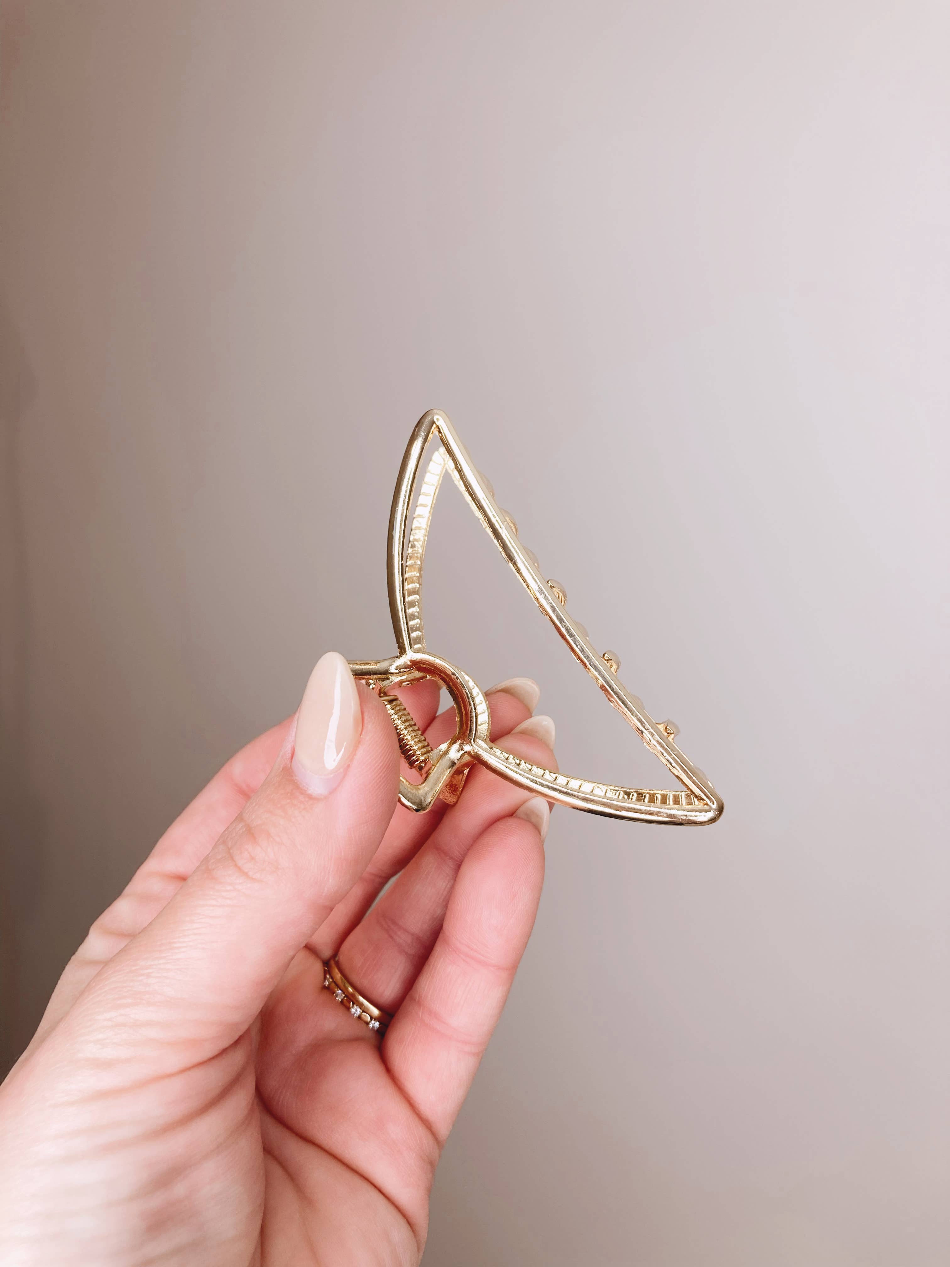 Kitten Claws Clips - GOLD Metal Claw Clip