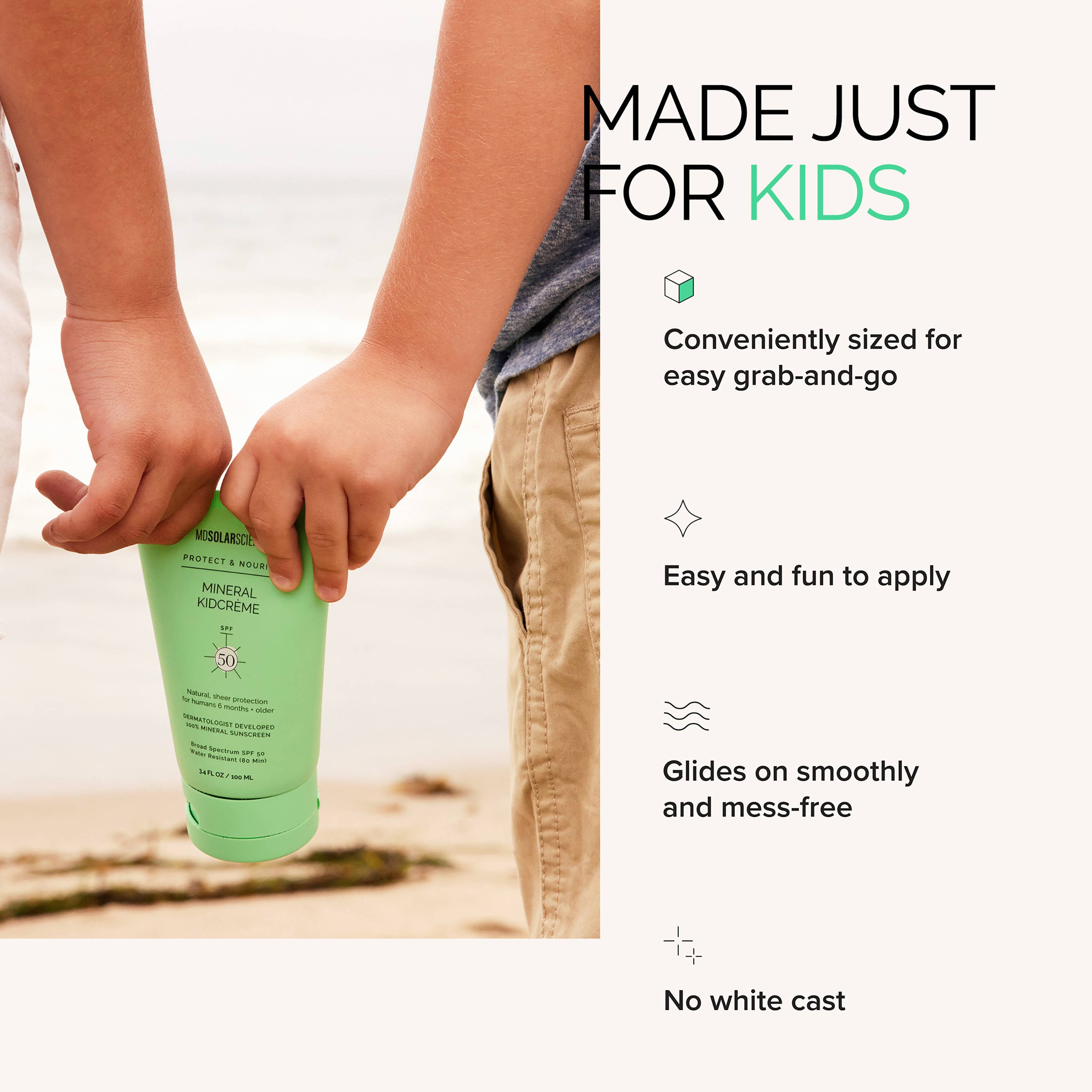 MDSolarSciences - KidCrème SPF 50 Kids Mineral Sunscreen