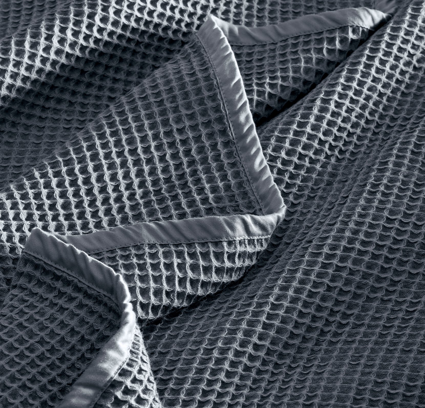 Boll & Branch - Waffle Bed Blanket - Mineral (Pre-Order)